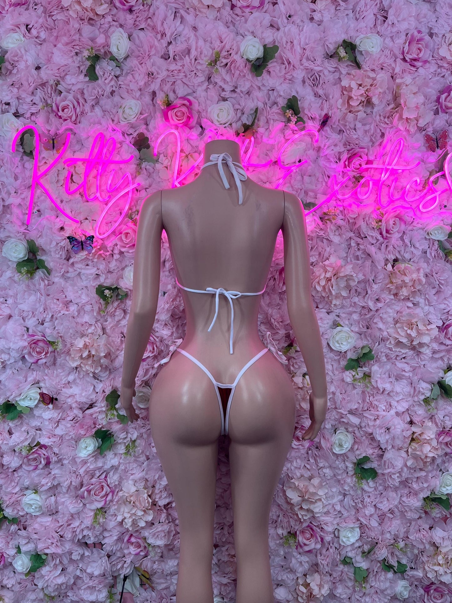 Naughty Santa Sexy Santa Christmas Costume - One Piece Bikini Holiday Outfit - Festive Womens Christmas Lingerie Christmas