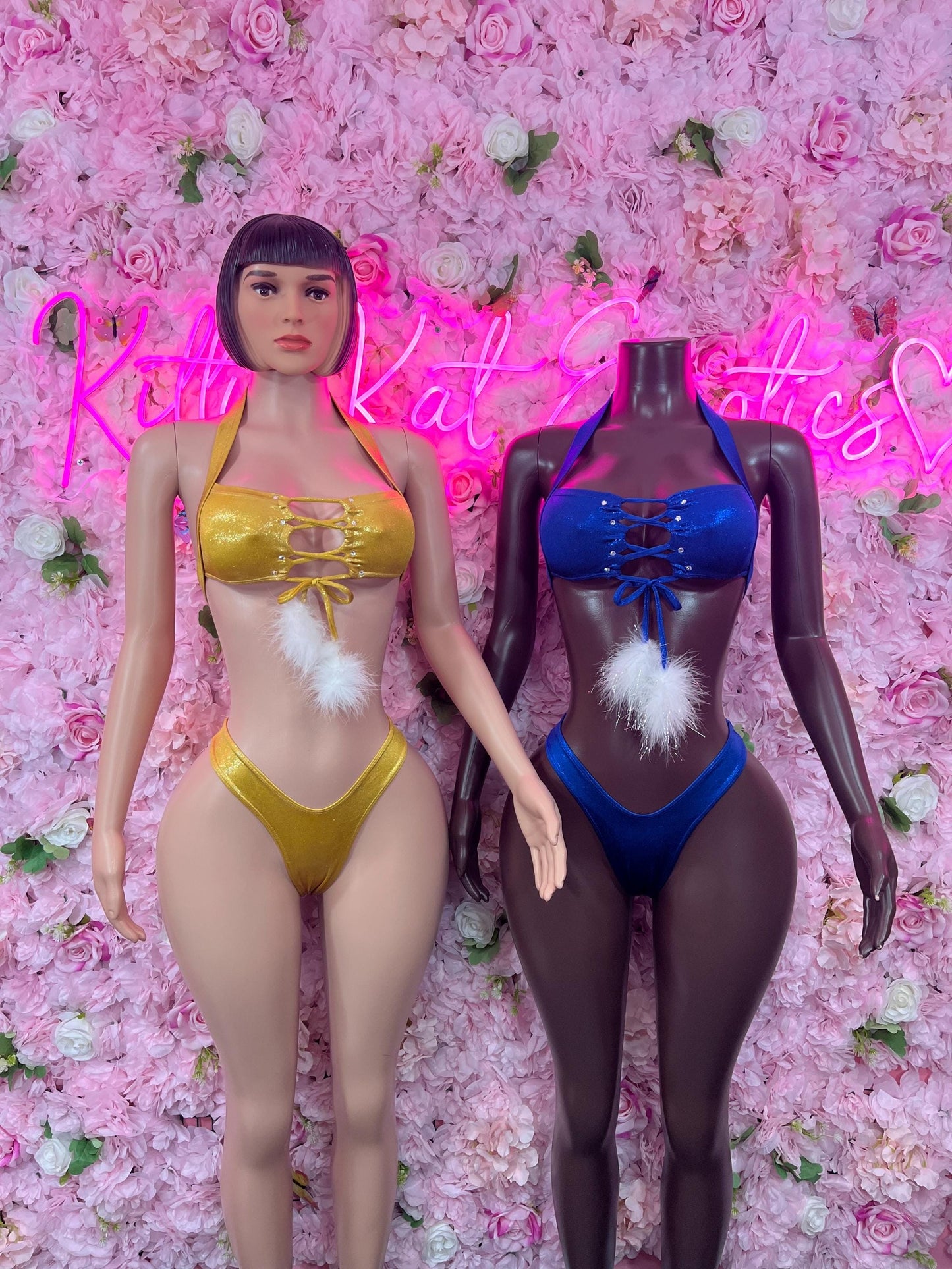 Naughty Santa Sexy Santa Christmas Costume - Two Piece Gold Holiday Outfit - Festive Womens Christmas Lingerie Christmas