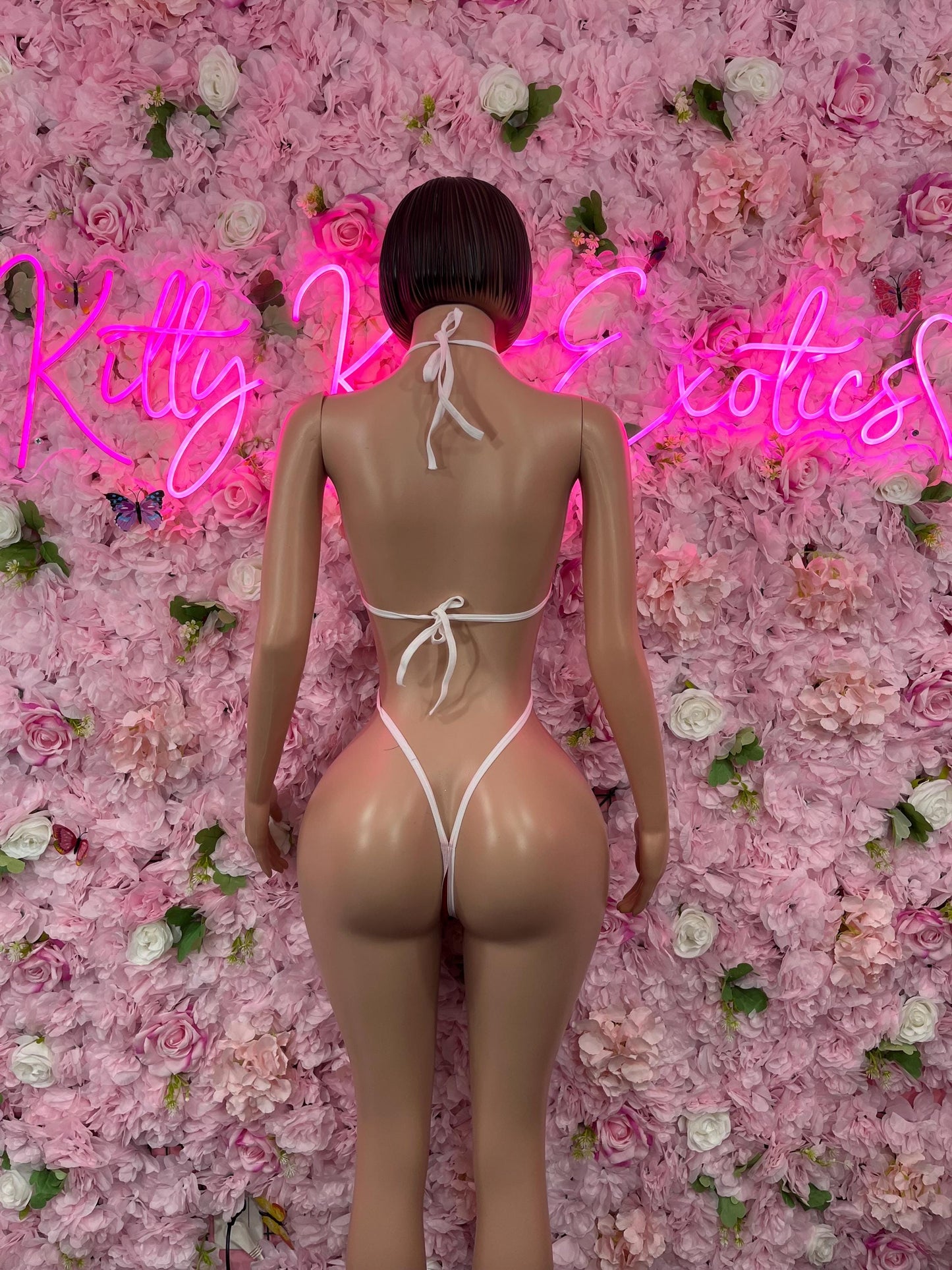 Sexy Santa Christmas Costume - One Piece  Holiday Outfit - Festive Womens Christmas Lingerie Christmas