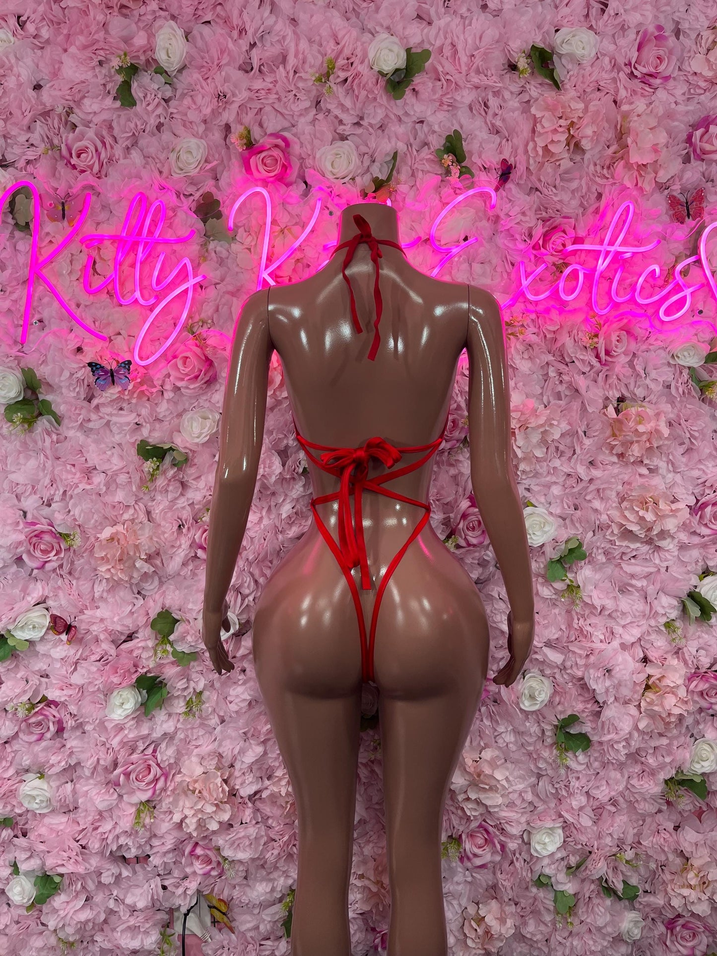 Sexy Santa Christmas Costume - One Piece Velvet Holiday Outfit - Festive Womens Christmas Lingerie Christmas