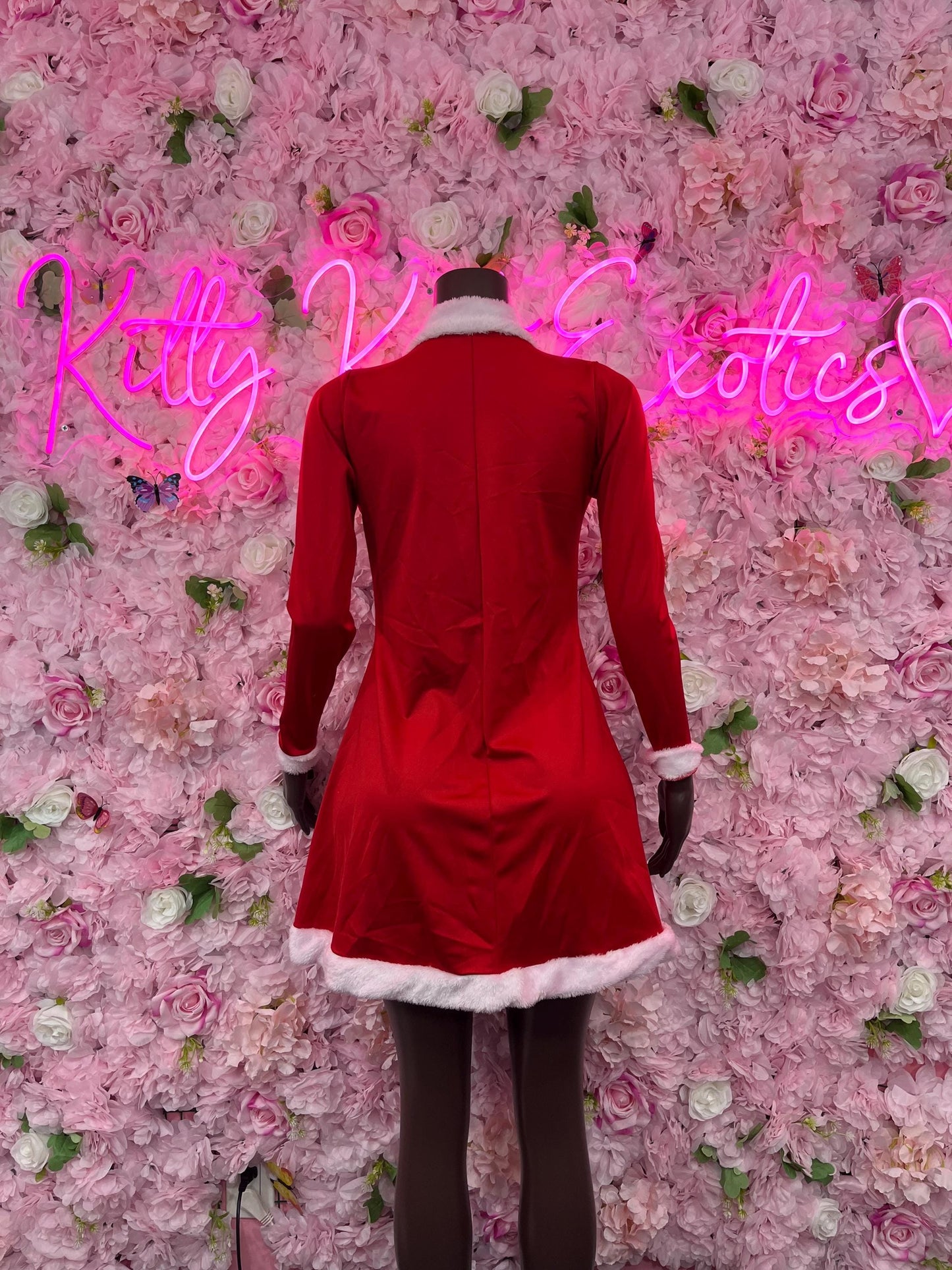 Sexy Santa Christmas Holiday Robe for Women  Festive Lingerie & Holiday Costume Christmas