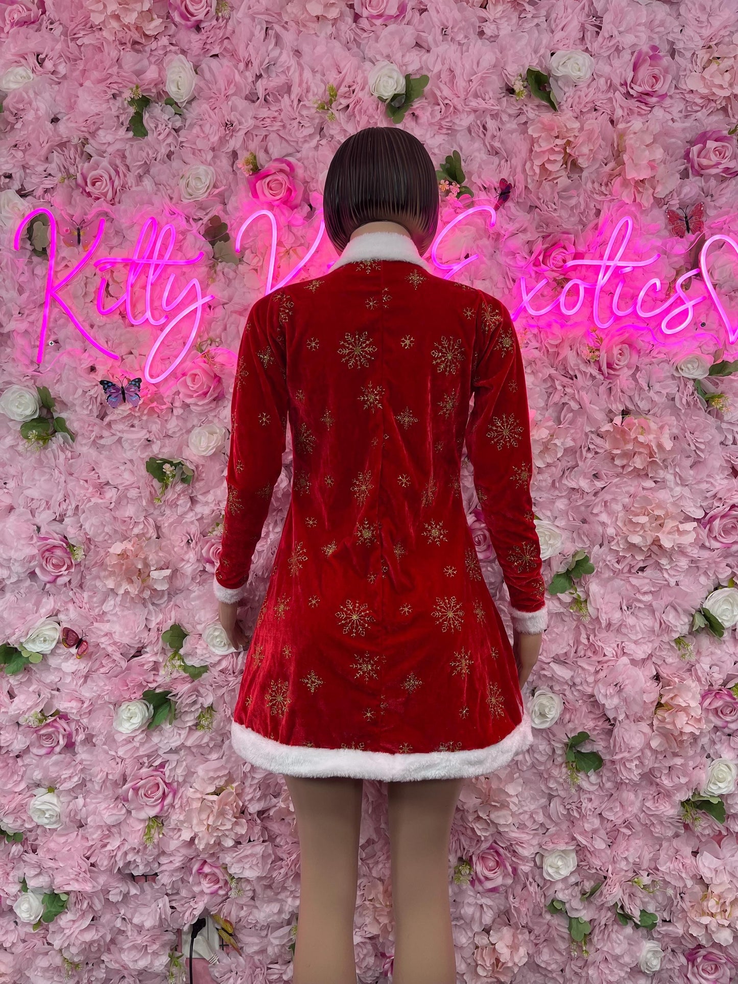 Sexy Santa Christmas Holiday Robe for Women  Festive Lingerie & Holiday Costume Christmas