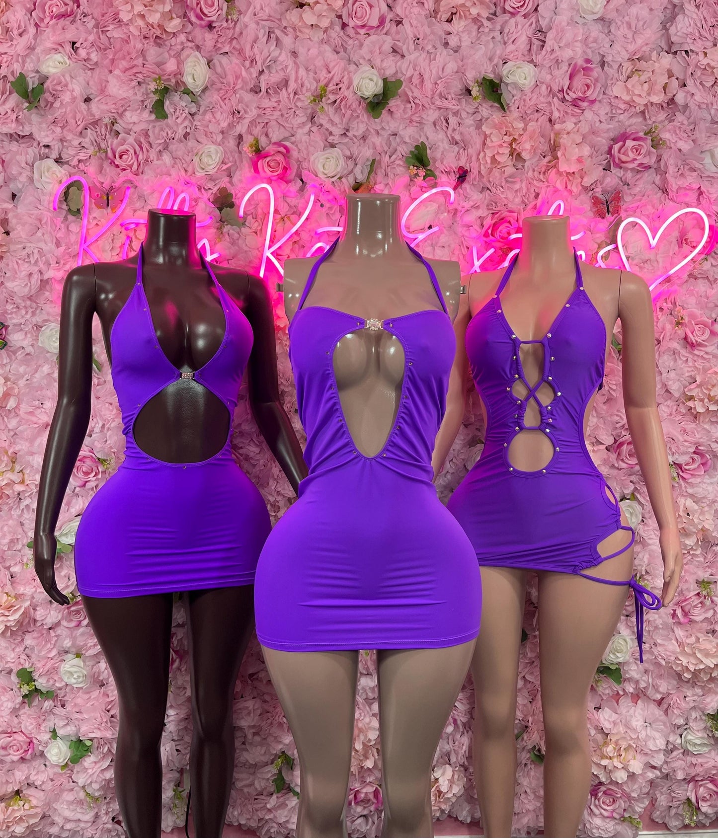 New YearsPurple Dress - Exotic Dancewear  Elegant and Sexy Evening Dress for Performers, Events, or Special Occasions Womens Clothing