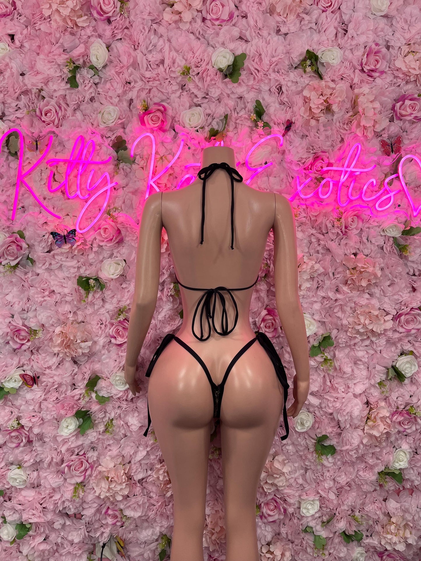 Two Piece Gold Metallic Bikini Bottlegirl Set Dancewear Festival Wear