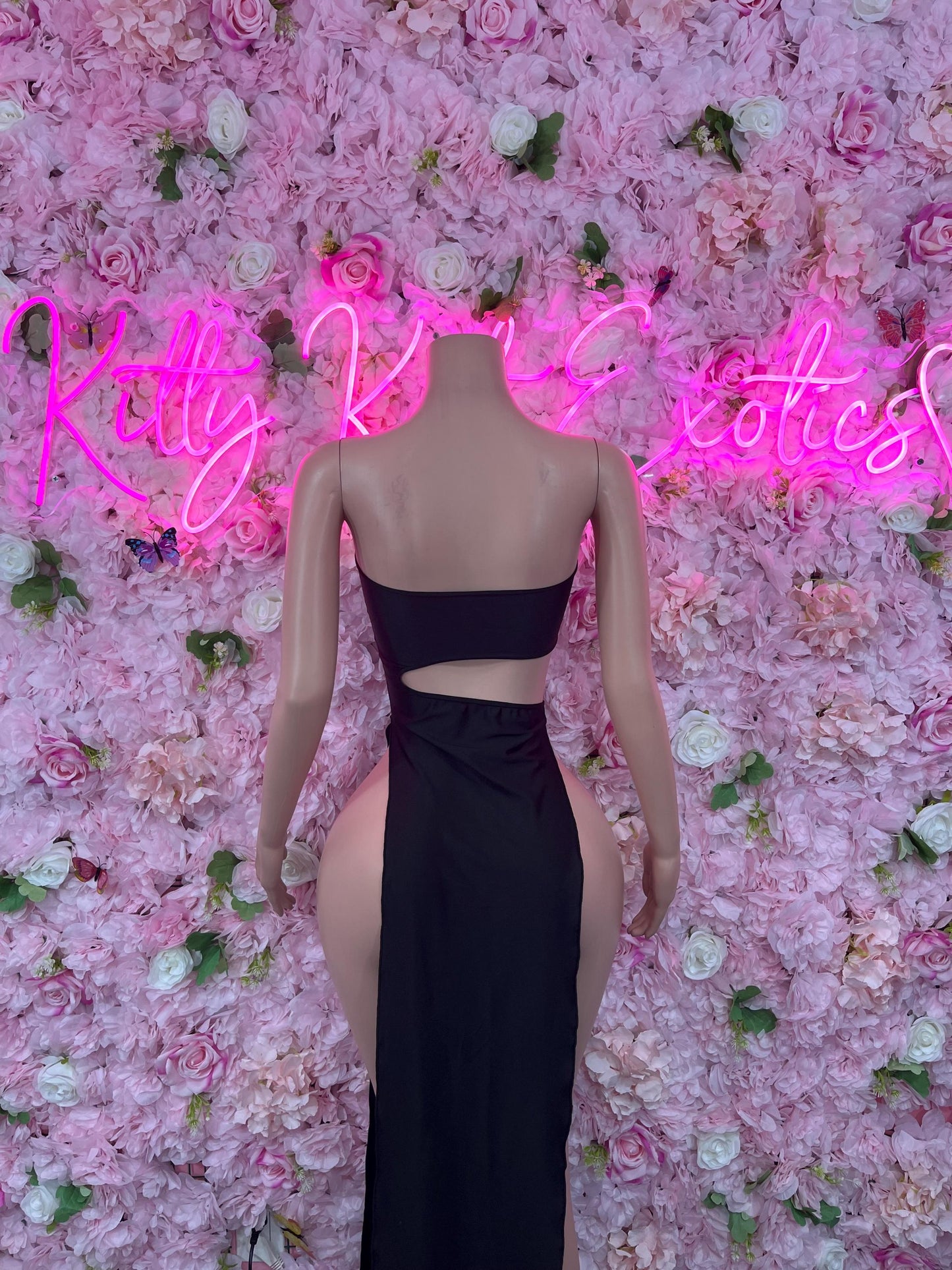 Gown Black  Soft and Elegant Party, Evening, or Casual Wear | Luxurious Women's Fashion