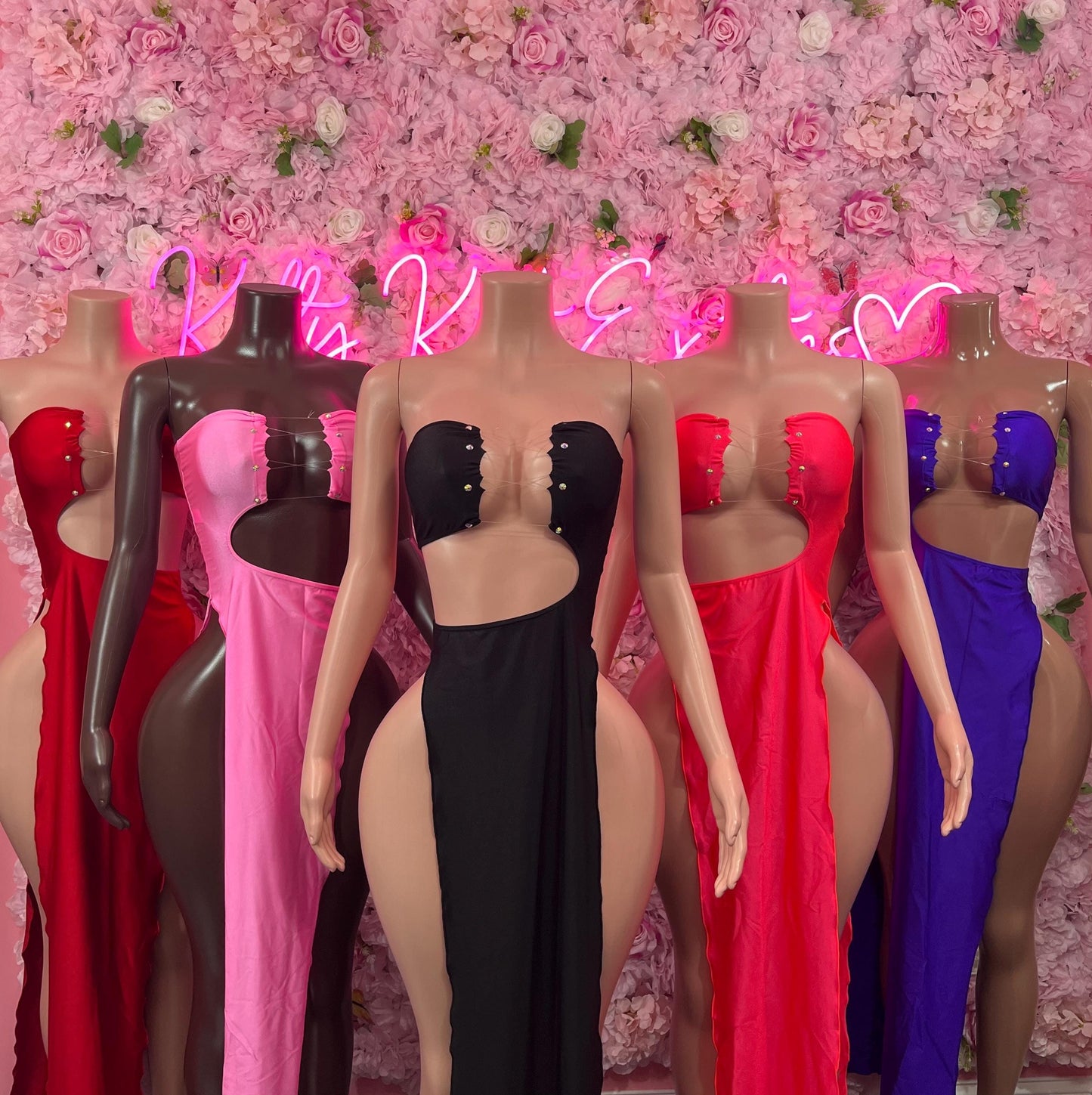 Gown Pink  Soft and Elegant Party, Evening, or Casual Wear | Luxurious Women's Fashion