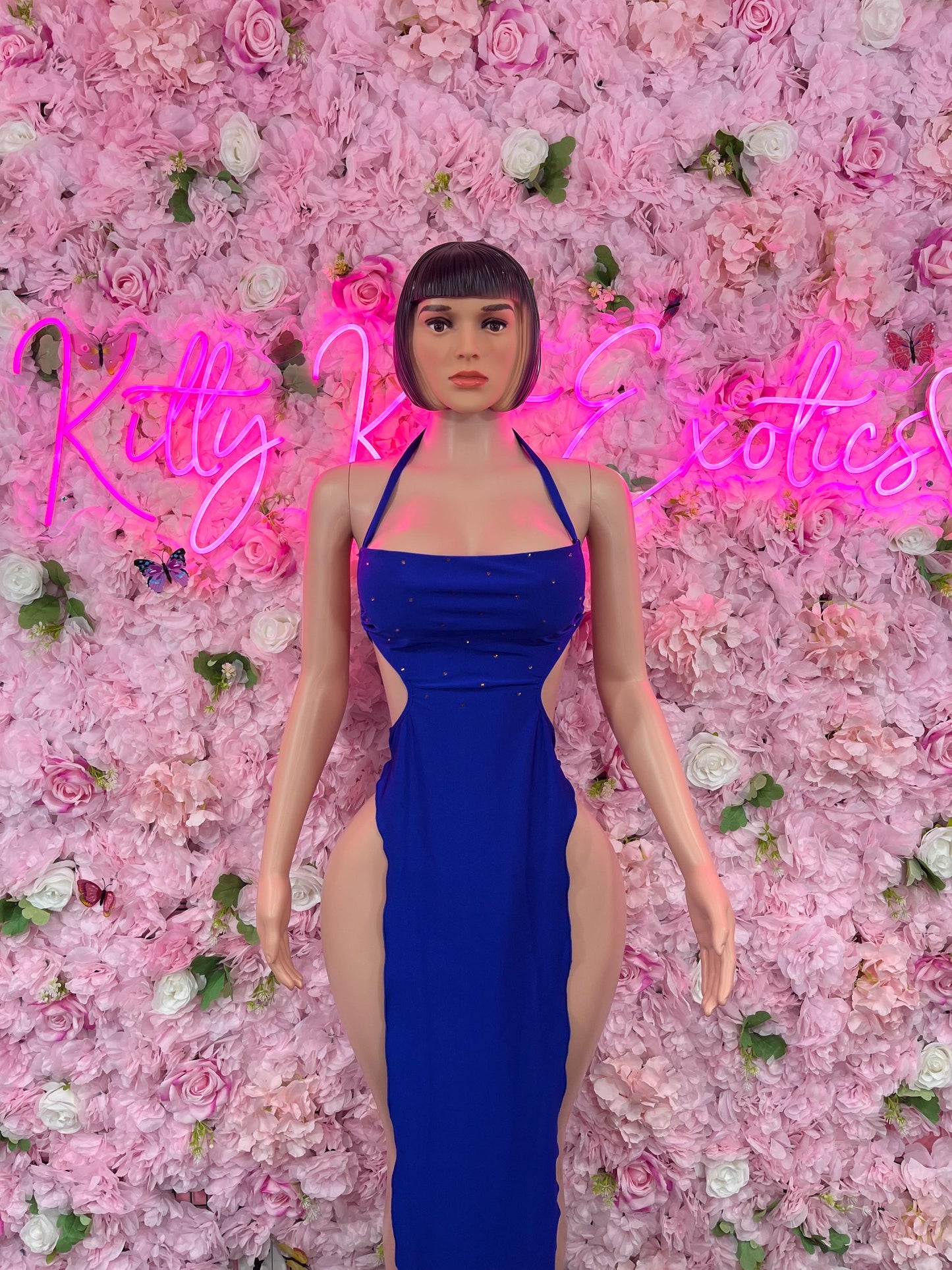 Gown Blue  Soft and Elegant Party, Evening, or Casual Wear | Luxurious Women's Fashion