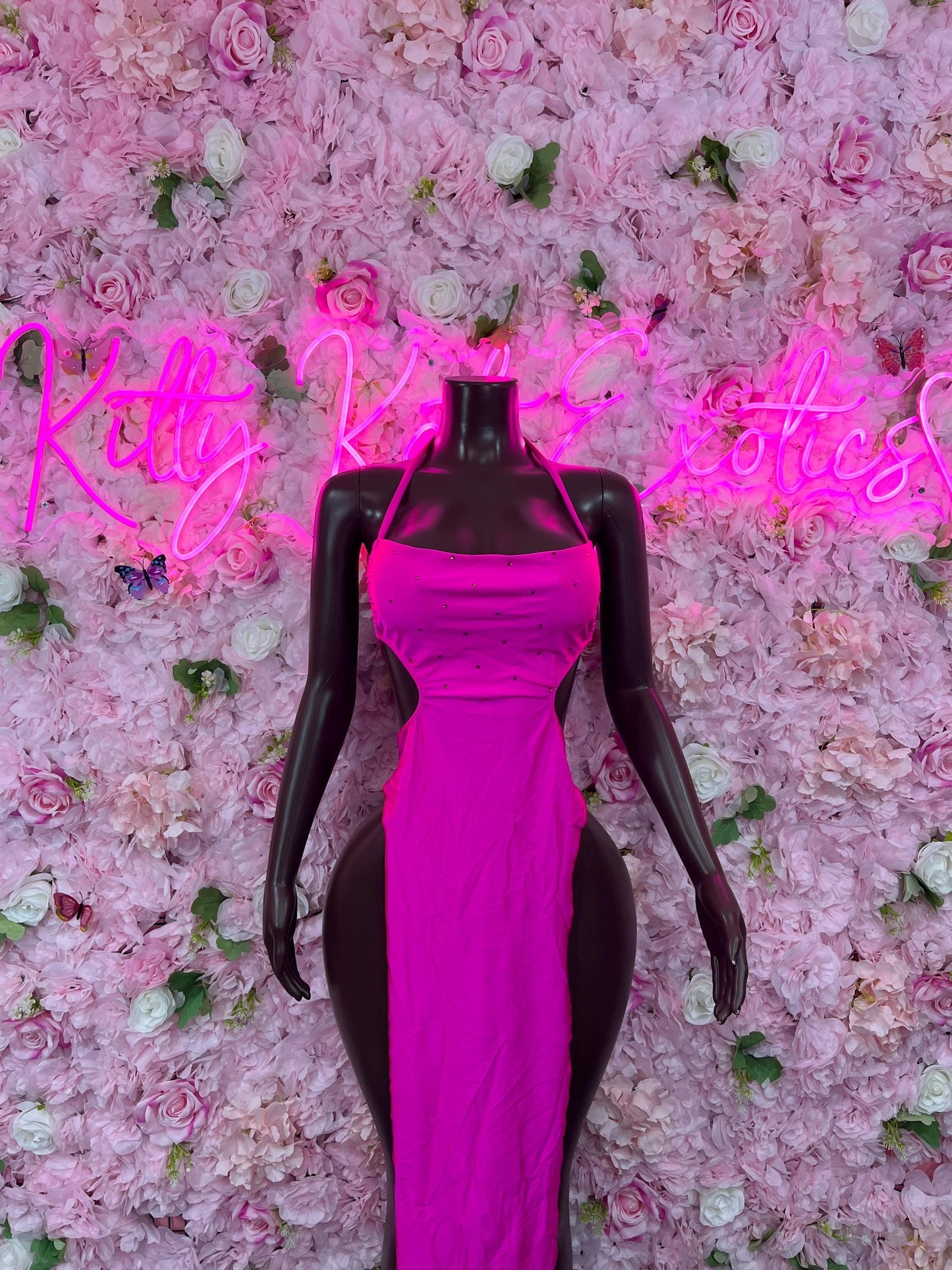 Gown Pink  Soft and Elegant Party, Evening, or Casual Wear | Luxurious Women's Fashion