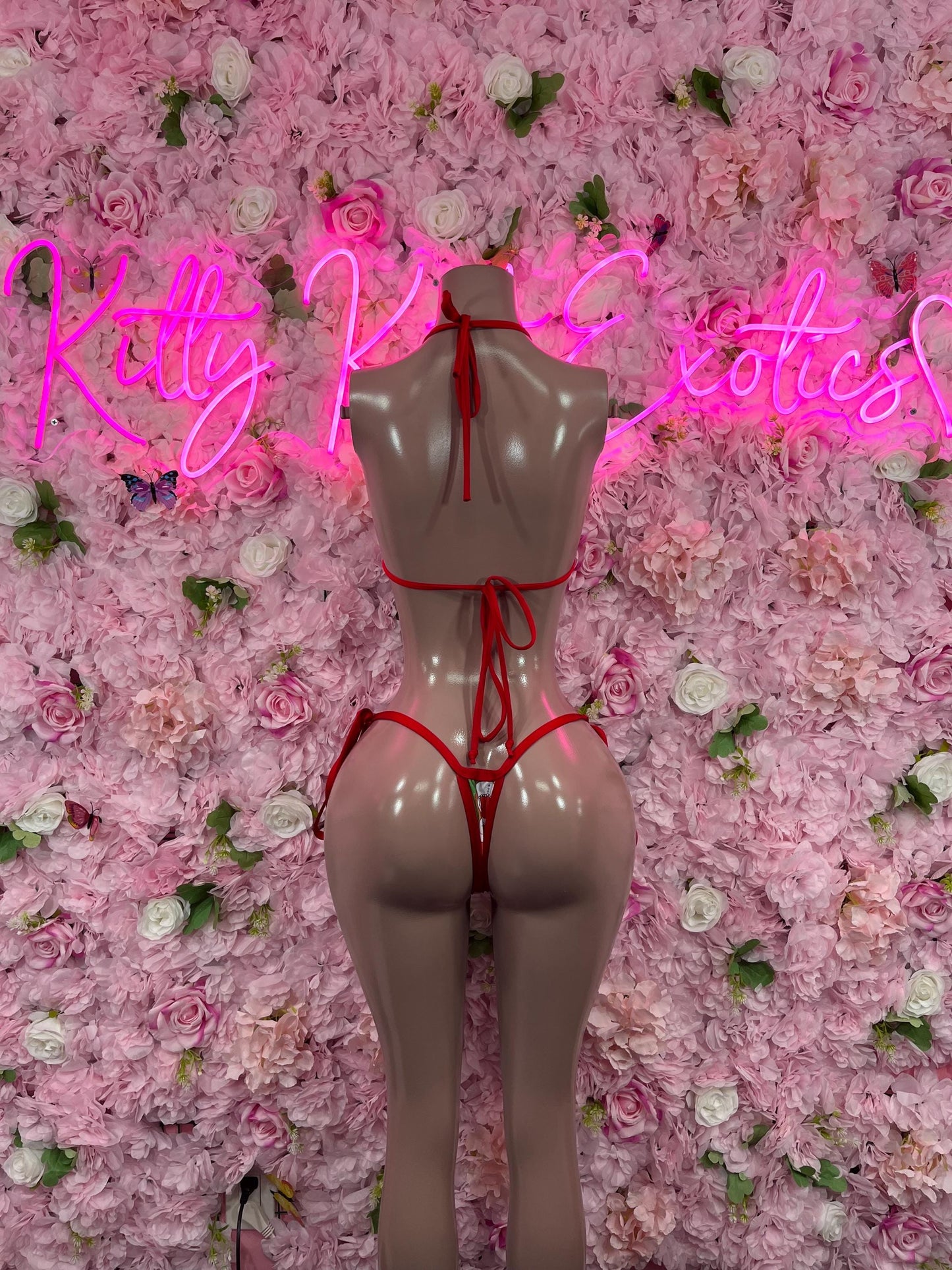 Sexy Santa Christmas Costume - Two Piece Holiday Outfit - Festive Womens Christmas Lingerie Christmas