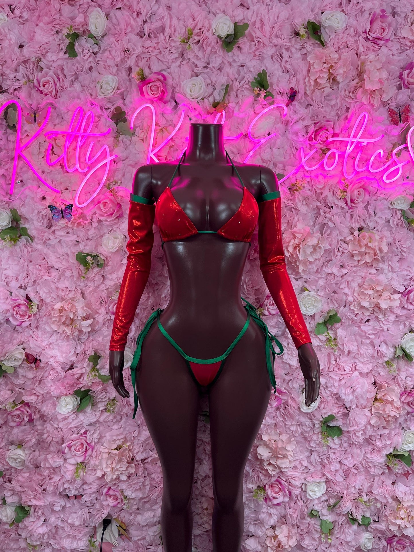 Sexy Santa Christmas Costume -  Holiday Outfit - Festive Womens Christmas Lingerie