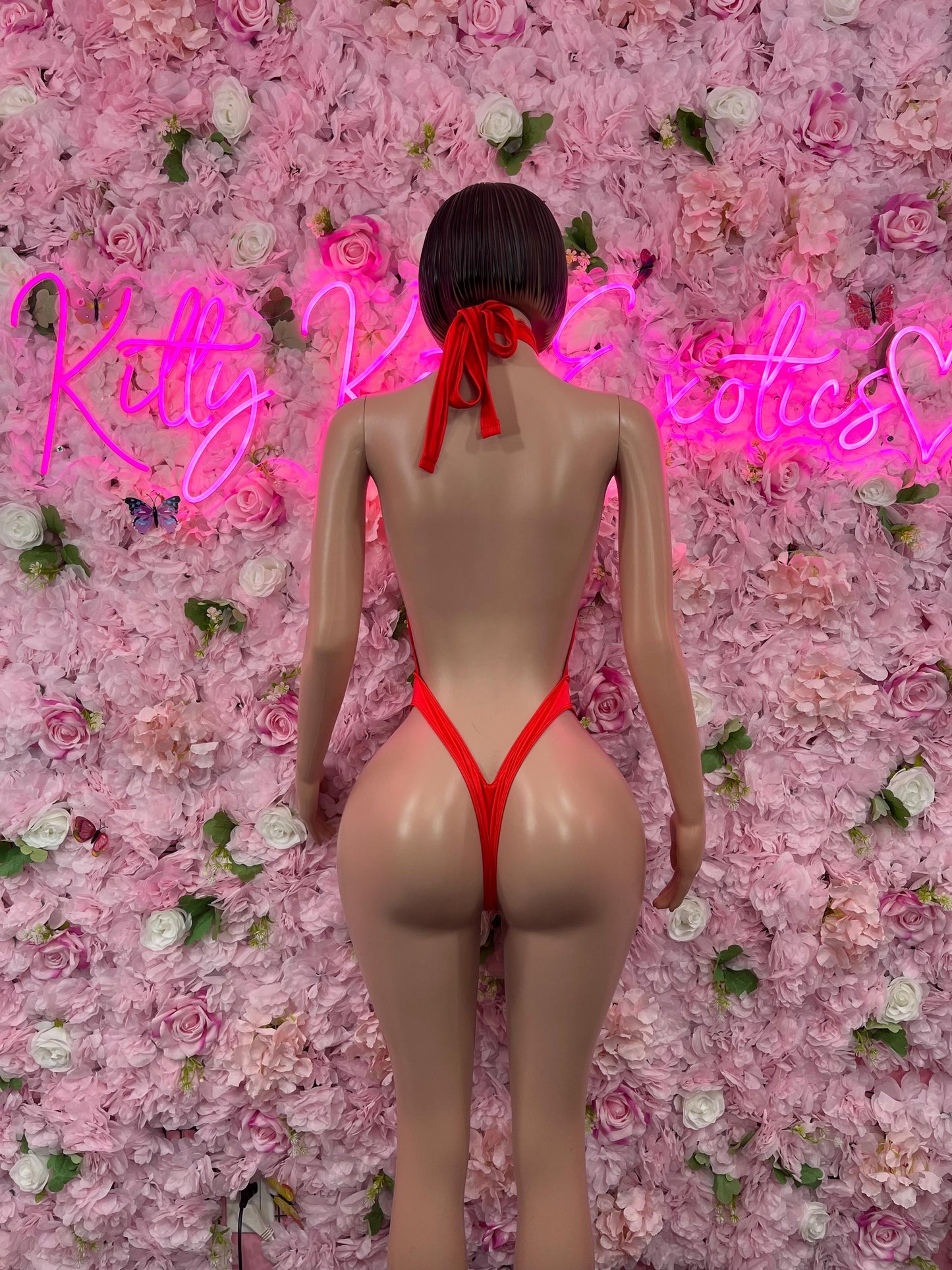 Bottlegirl One-Piece Red  Bodysuit  Exotic Dancewear for Performers, Raves, or Night Out | Bottle girl Outfits