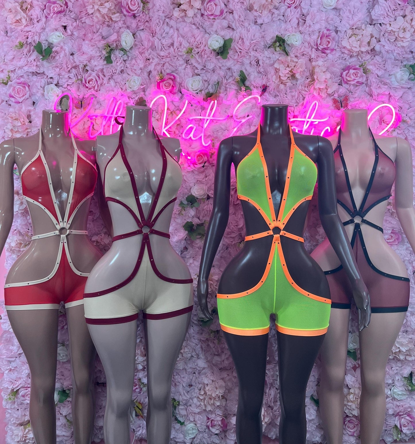 One Piece Mesh Burgundy   Sexy Dancewear & Ravewear for Festivals, Clubbing, and Party Outfits | Bold EDM FashionOne Piece Neon