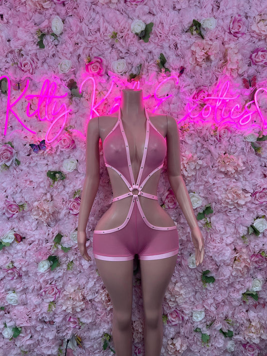 Exotic DancewearOne Piece Mesh Pink   Sexy Dancewear & Ravewear for Festivals, Clubbing, and Party Outfits | Bold EDM FashionOne Piece Neon