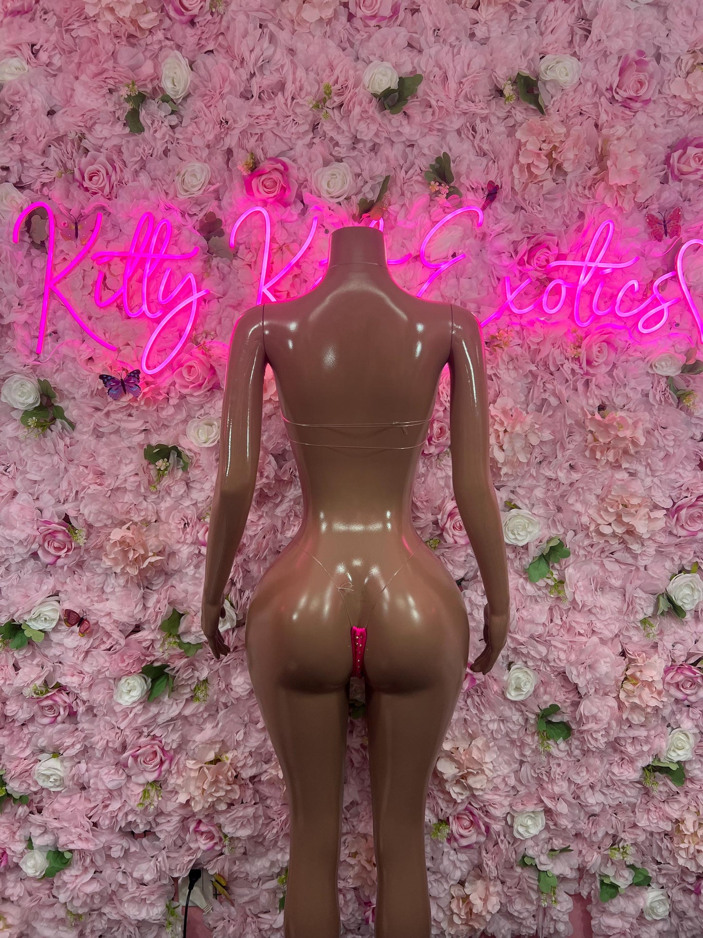 Exotic Dancewear Two-Piece Pink   for Performers, Raves, or Night Out | Bottle girl Outfits