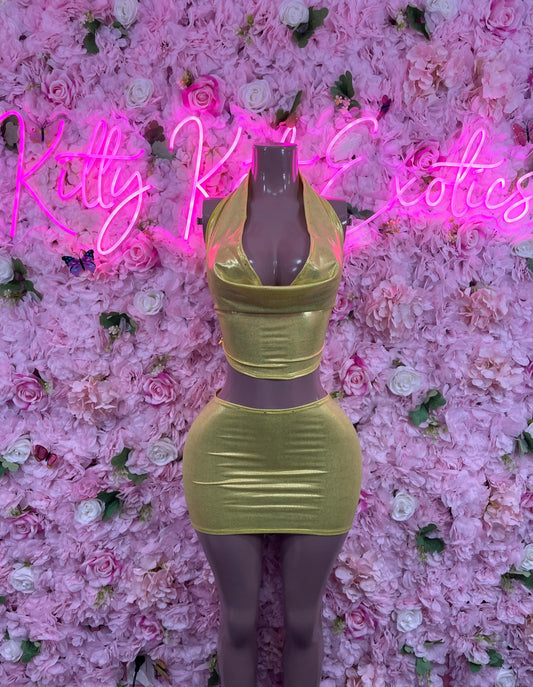 Casual Dress Yellow  Exotic Dancewear for Performers, Raves, or Night Out | Bottle girl Outfits Dinner Dress Date night Womens Clothing