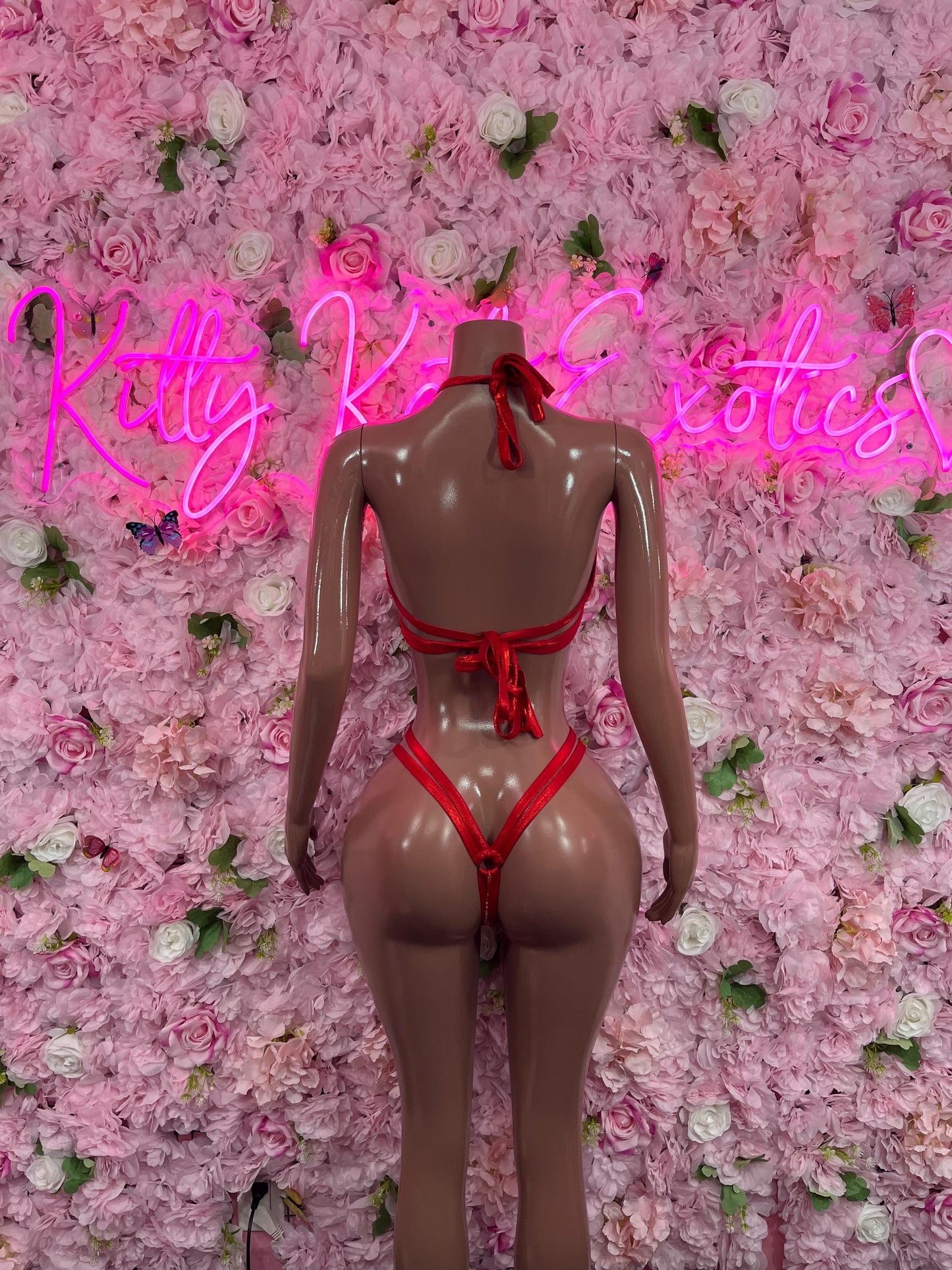 Christmas Exotic Dancewear Two-Piece Bikini  Dancewear Festival wear Ravewear Christmas Costume Christmas