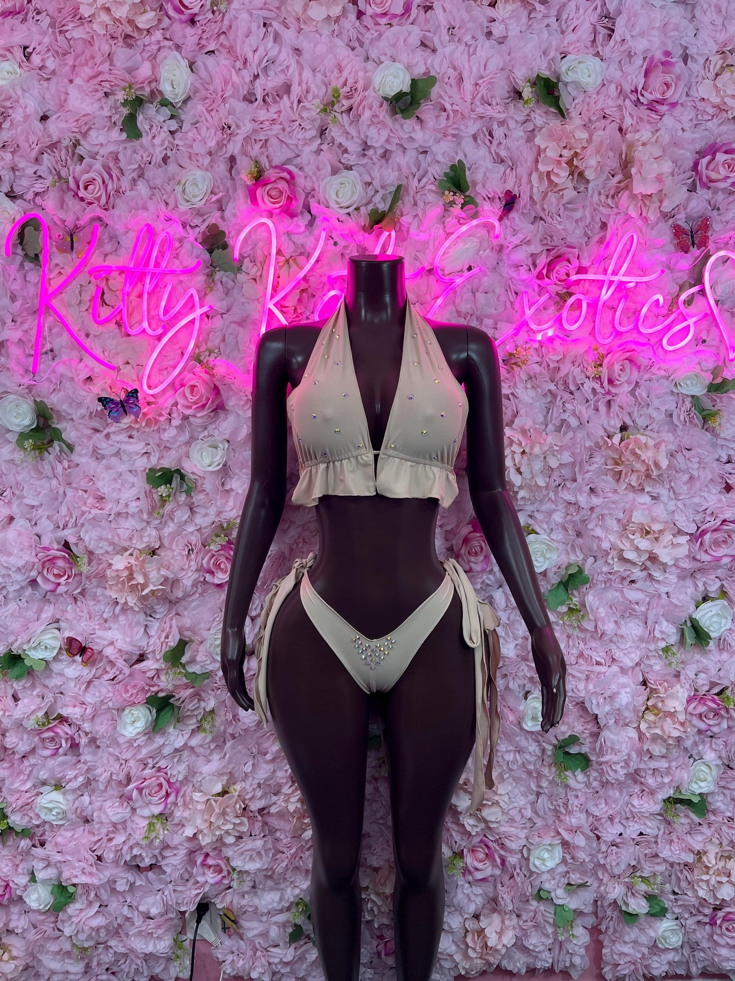 Exotic Dancewear Two-Piece Bikini  Dancewear Festival wear Ravewear