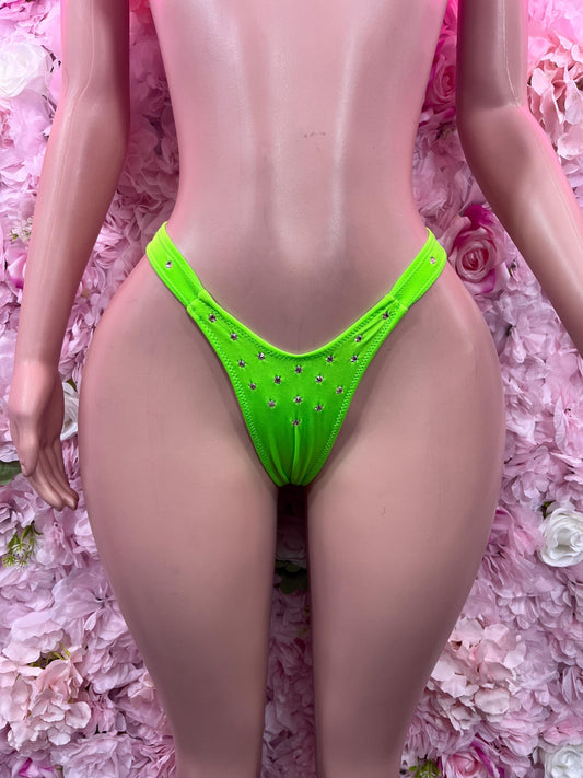 Thong Neon Green -  Underwear  Comfortable  Stylish Lingerie | Exotic Dancewear  Everyday Intimates