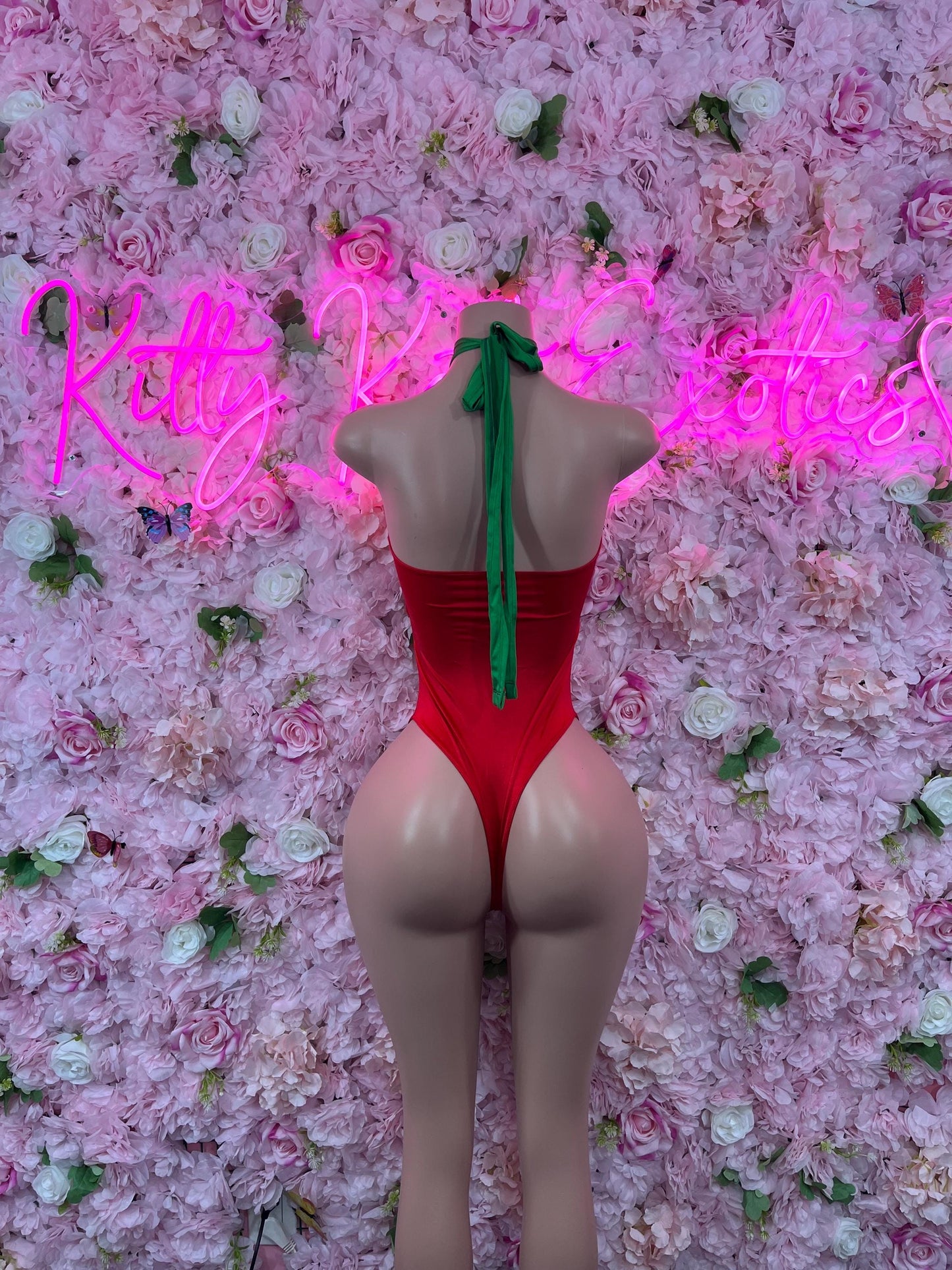 Naughty Santa Sexy Santa Christmas Costume - One Piece Holiday Outfit - Festive Womens Christmas Lingerie Christmas