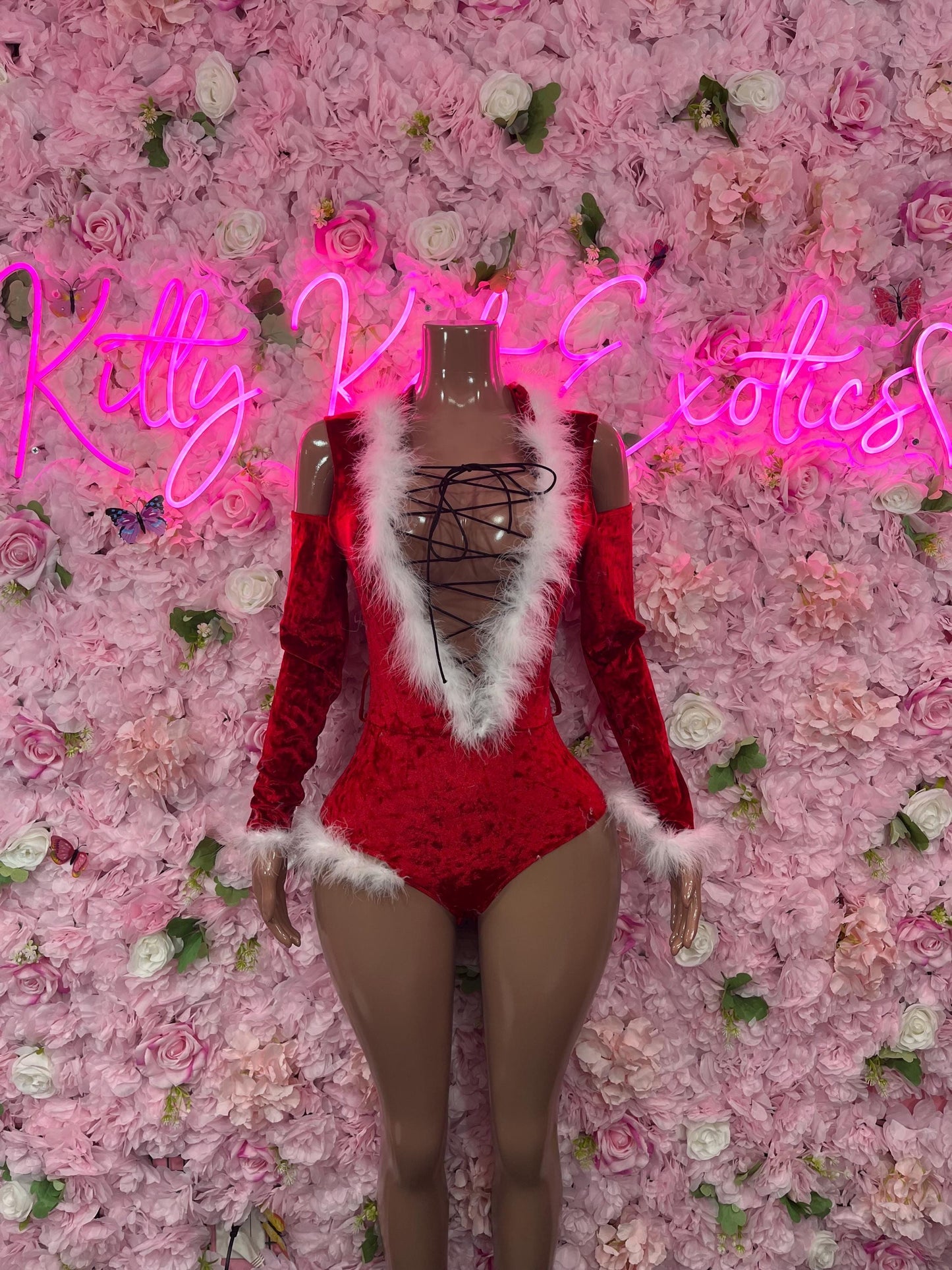 Naughty Santa Sexy Santa Christmas l Costume Set Holiday Outfit - Festive Womens Christmas Lingerie Christmas