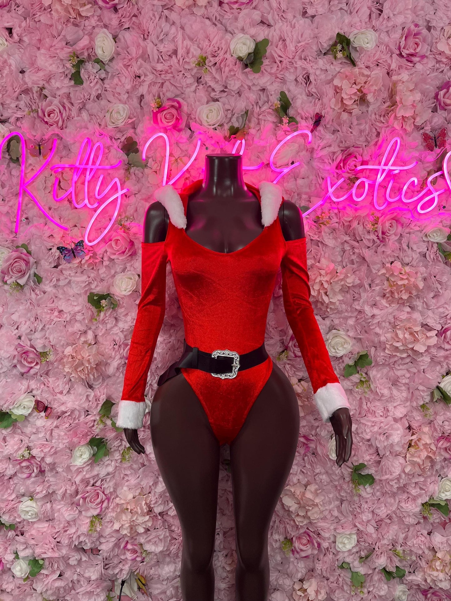 Naughty Santa Sexy Santa Christmas l Costume  Set Holiday Outfit - Festive Womens Christmas Lingerie Christmas