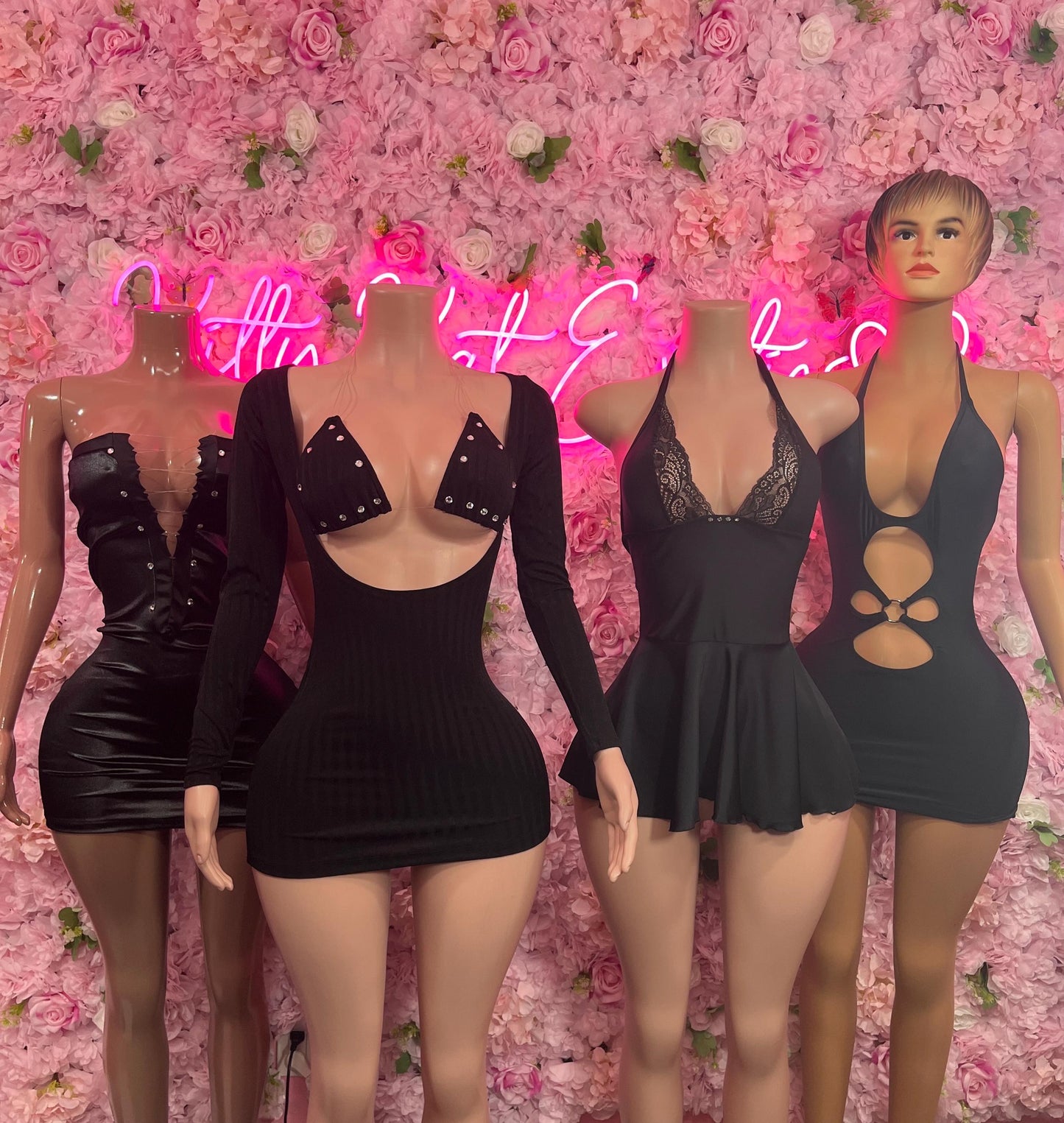 New Years Eve Black Dress  - Exotic Dancewear  Elegant and Sexy Evening Dress for Performers, Events, or Special Occasions Womens Clothing