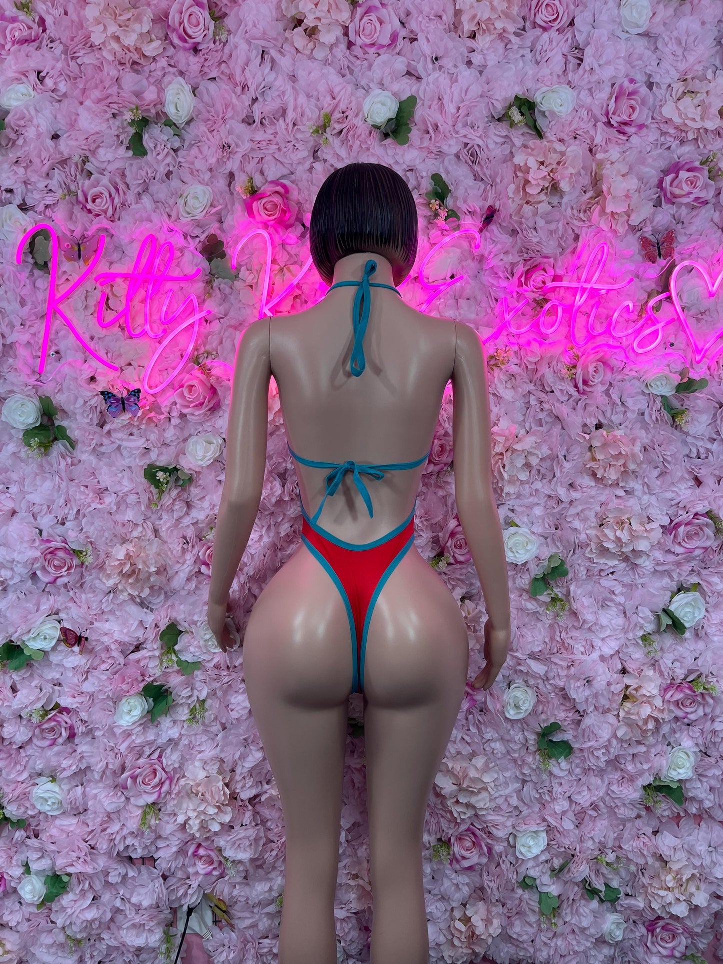 Sexy Santa Christmas Costume - One Piece  Holiday Outfit - Festive Womens Christmas Lingerie Christmas