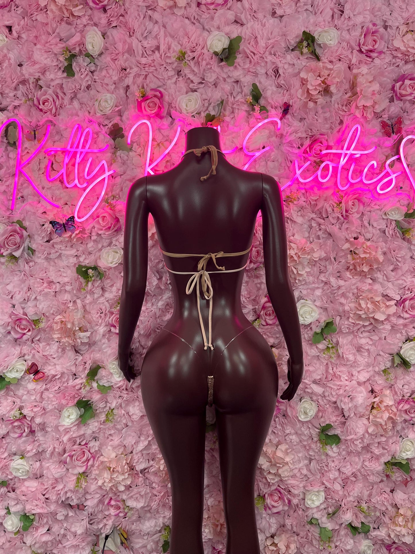 Two Piece Gold  Metallic Bikini Bottlegirl Set Dancewear Festival Wear