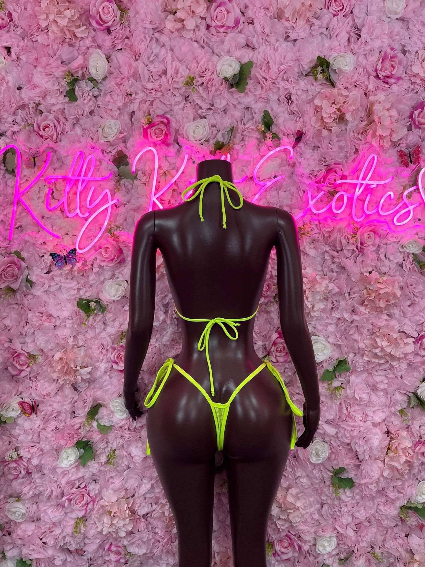 Two Piece Rainbow Metallic Bikini Bottlegirl Set Dancewear Festival Wear