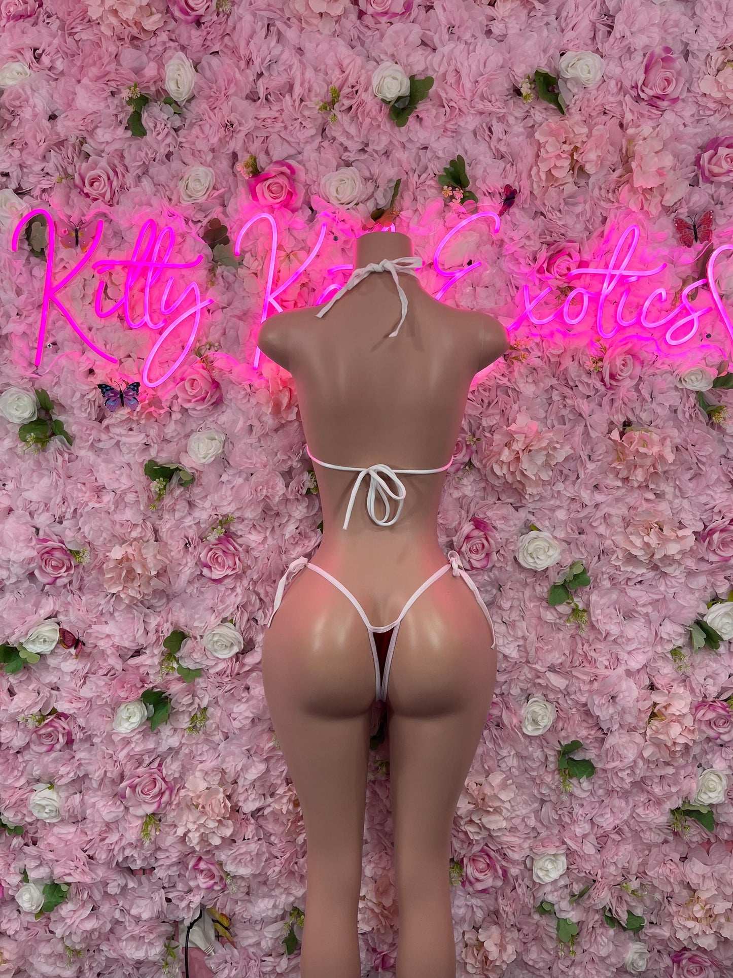 Sexy Santa Christmas Costume - Two Piece  Holiday Outfit - Festive Womens Christmas Lingerie Christmas