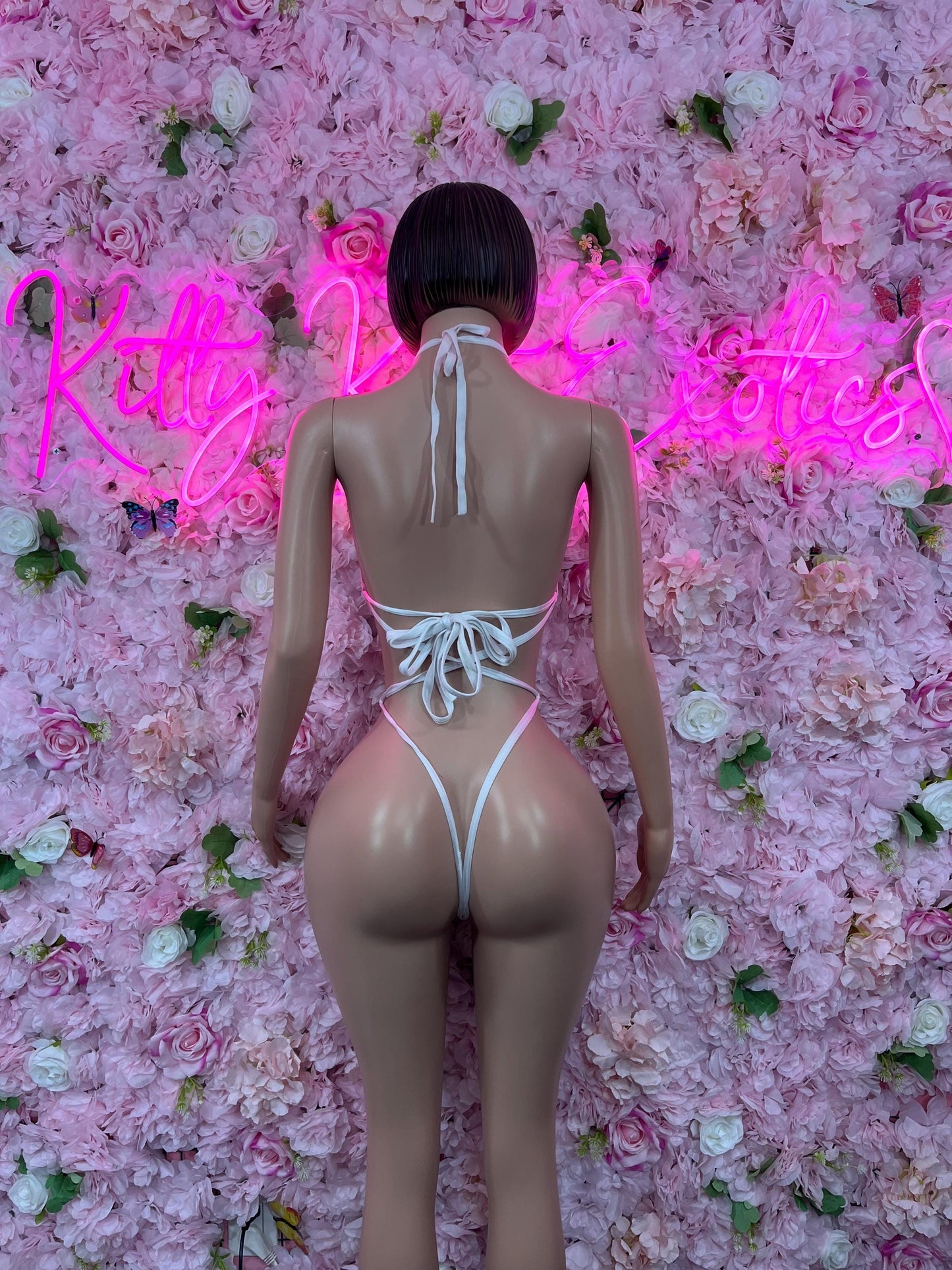 Sexy Santa Christmas Costume - One Piece  Holiday Outfit - Festive Womens Christmas Lingerie Christmas