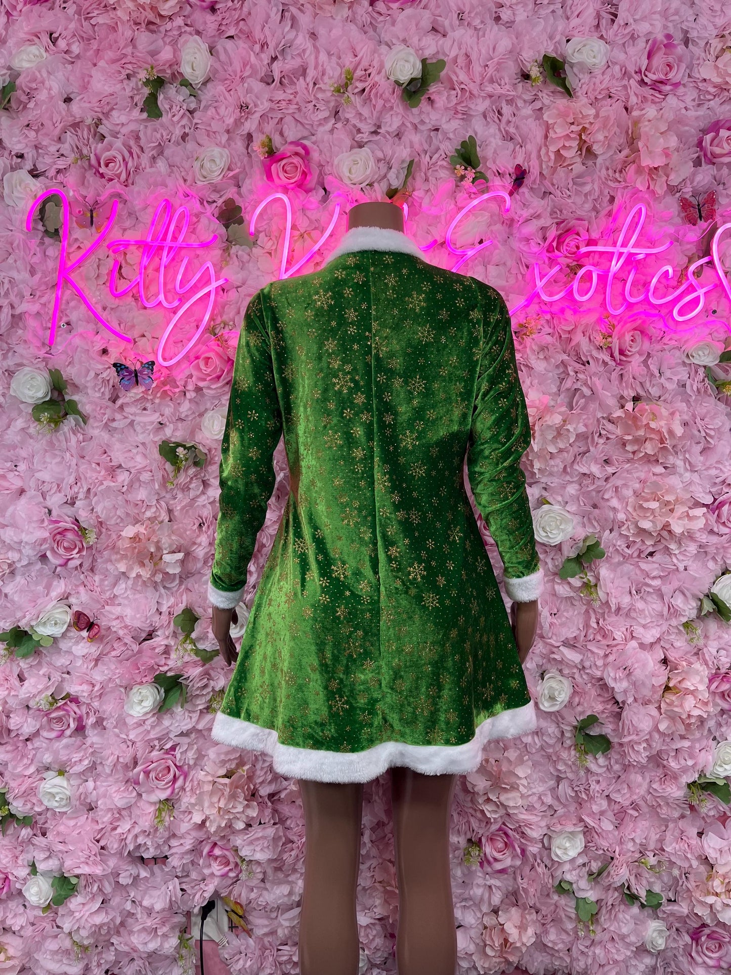 Sexy Santa Christmas Holiday Robe for Women  Festive Lingerie & Holiday Costume Christmas