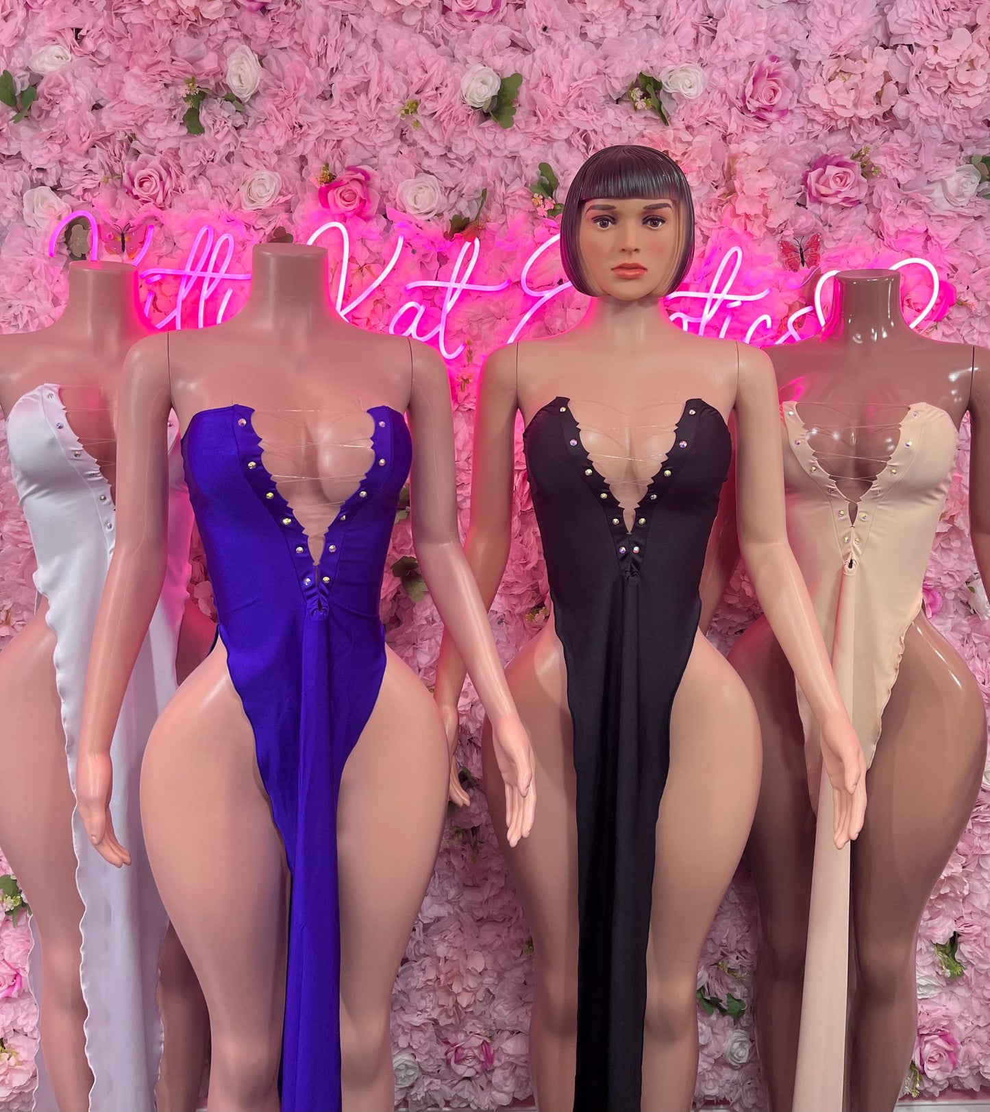 Gown Nude  Soft and Elegant Party, Evening, or Casual Wear | Luxurious Women's Fashion