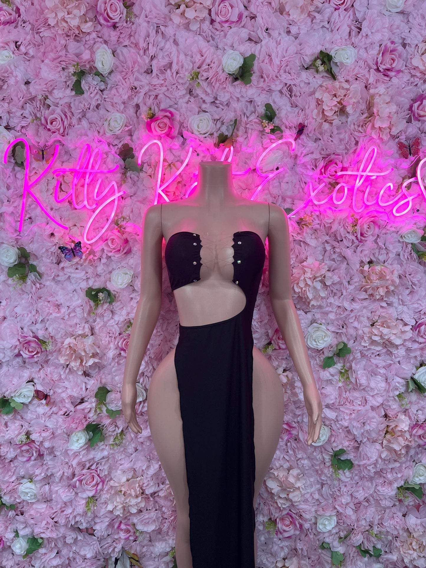 Gown Black  Soft and Elegant Party, Evening, or Casual Wear | Luxurious Women's Fashion