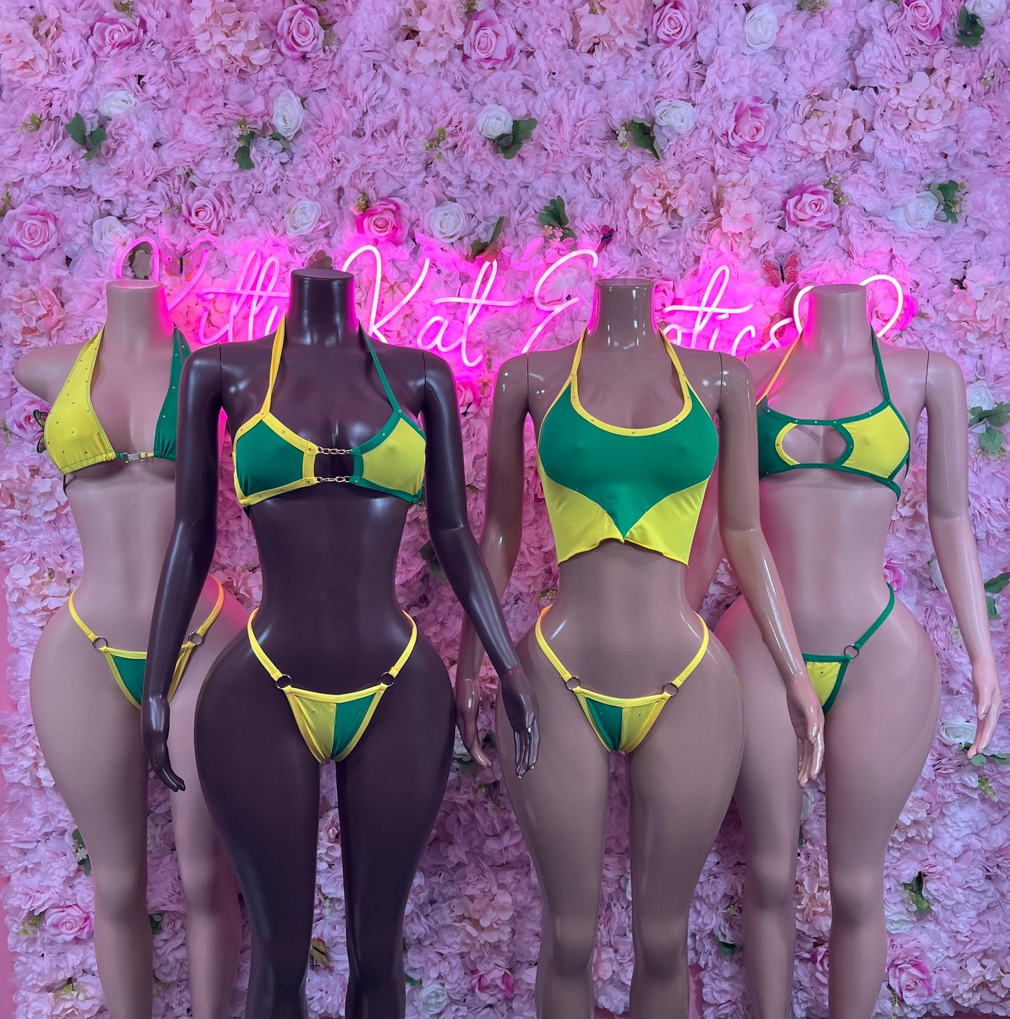 Brazil Flag Two-Piece Bikini Set | Brazilian Pride Swimwear | Bold Beachwear for Summer | Samba-Inspired Brazil Swim Set | Festival & Pool P