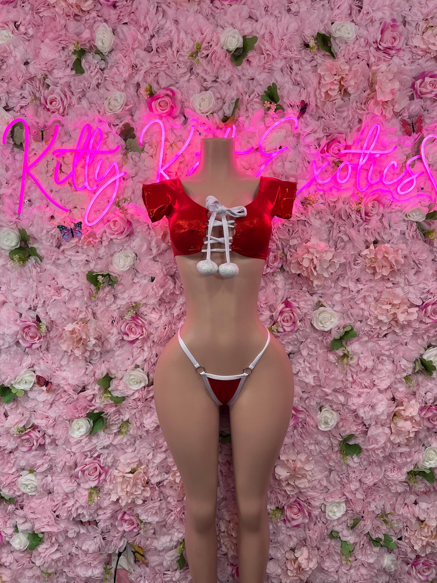 Sexy Santa Christmas Costume - Grinch Dress  Holiday Outfit - Festive Womens Christmas Lingerie