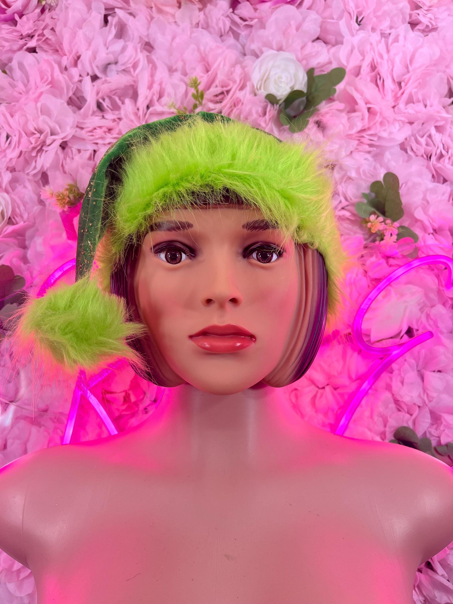 Festive Christmas Headband for a Dose of Holiday Glam Sexy Grinch Christmas Hat  Perfect Holiday Party Accessory