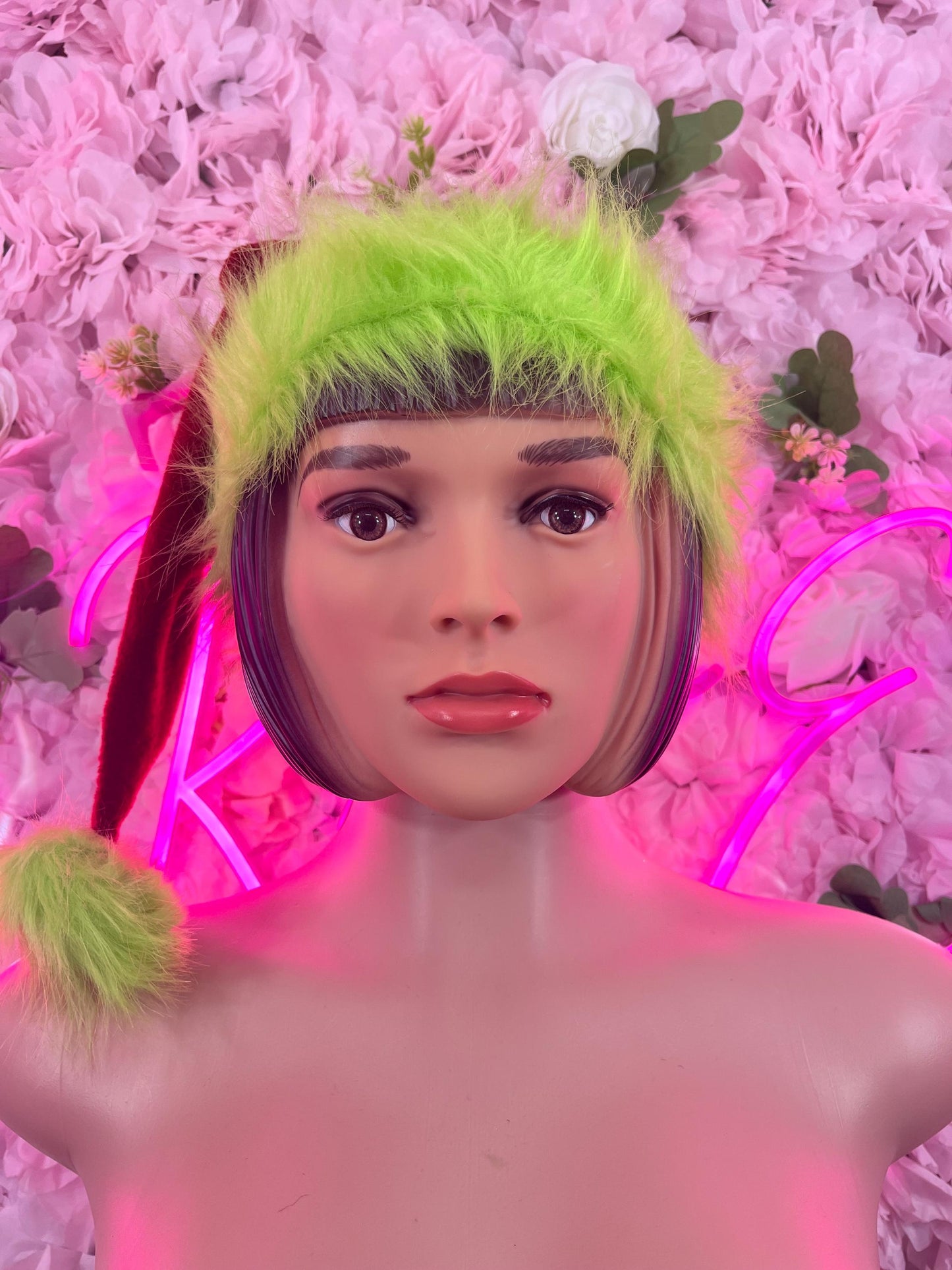 Sexy Grinch Christmas Hat  Perfect Holiday Party Accessory