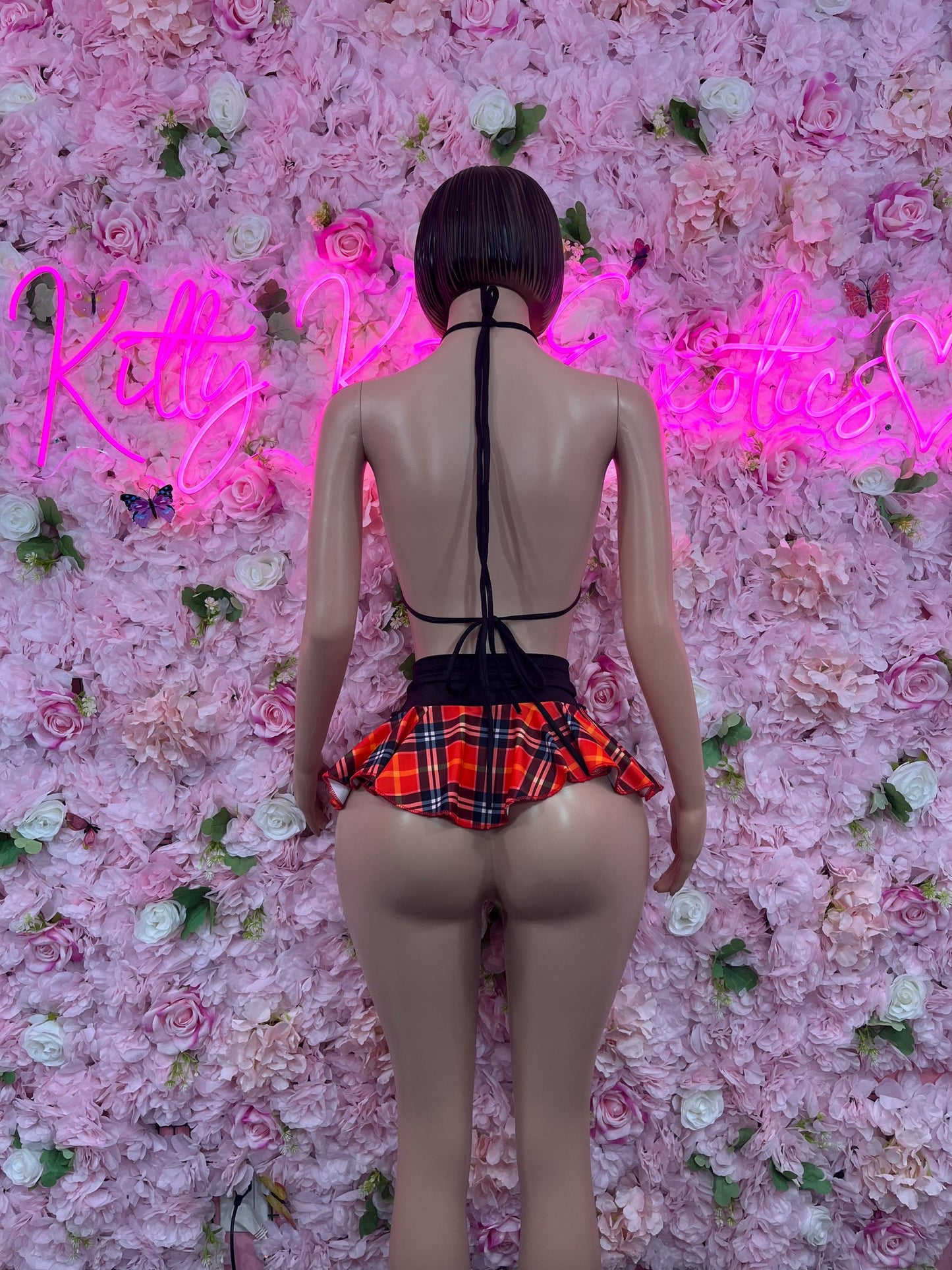 Two-Piece School Girl Costume Set | Ravewear, Festival Outfit, Exotic Dancewear, Roleplay Skirt Set