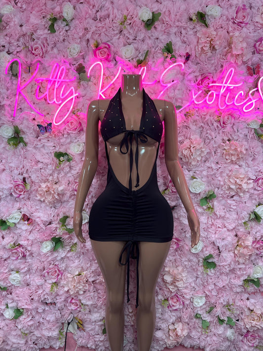 Dress Black Bodysuit  Exotic Dancewear for Performers, Raves, or Night Out | Bottle girl Outfits Womens Clothing