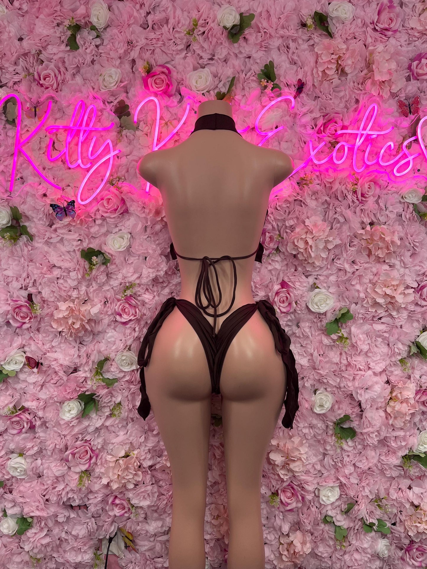 Ravewear Two-Piece Black   Exotic Dancewear for Performers, Raves, or Night Out | Bottle girl Outfits