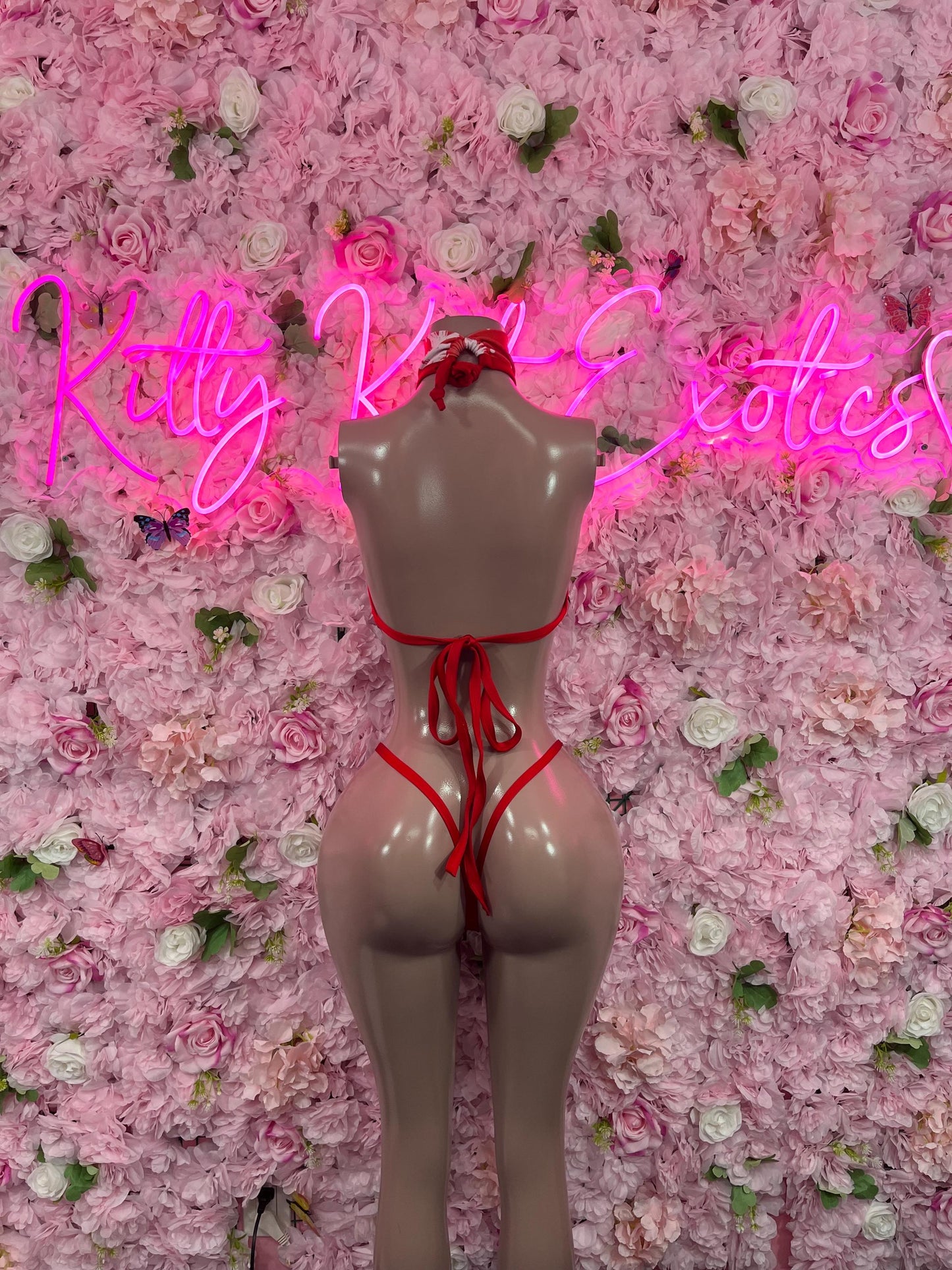 Christmas Sexy Santa  Costume - Two Piece Holiday Outfit - Festive Womens Christmas Lingerie Christmas