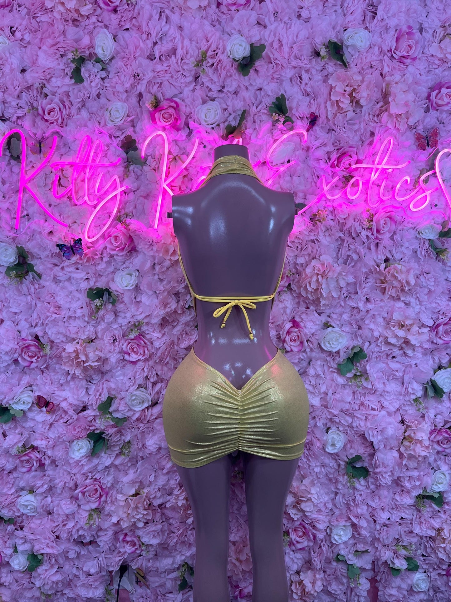 Casual Dress Yellow  Exotic Dancewear for Performers, Raves, or Night Out | Bottle girl Outfits Dinner Dress Date night Womens Clothing