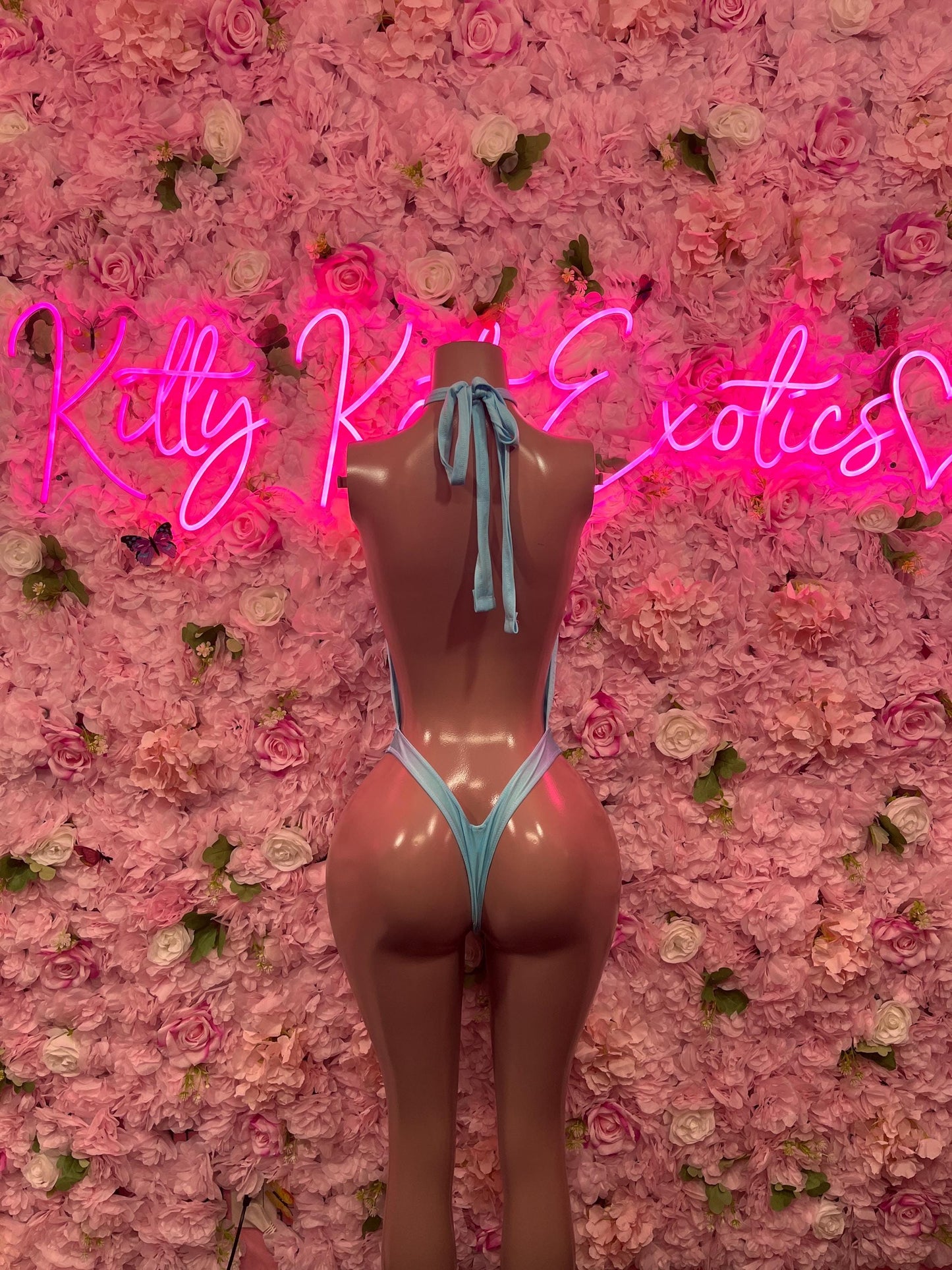Festival wear One-Piece Blue  Bodysuit  Exotic Dancewear for Performers, Raves, or Night Out | Bottle girl Outfits