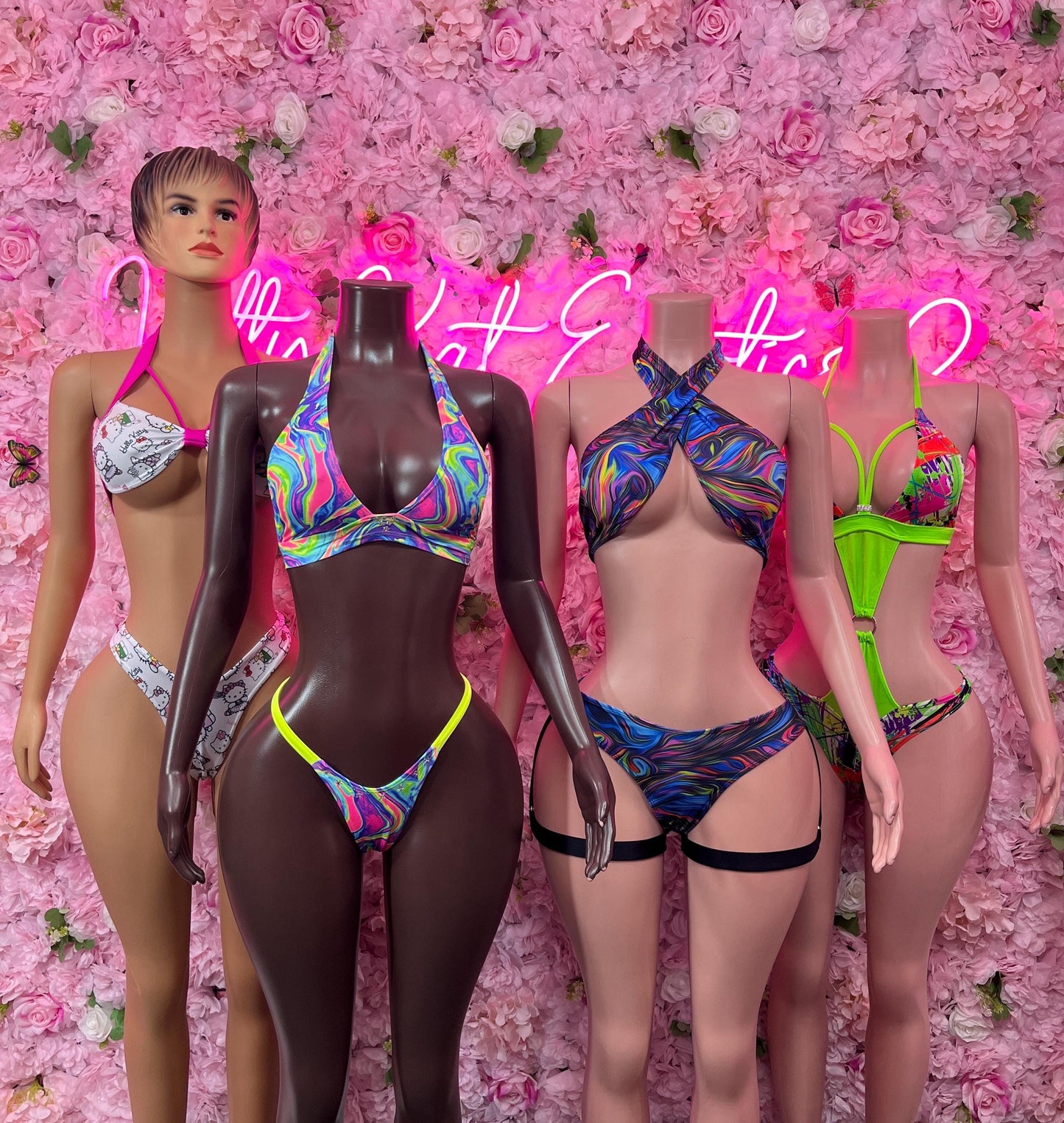 Festival Two-Piece Green Bikini  Cute Swimsuit Set for Beach, Pool, or Vacation | Exotic Dancewear Festival wear