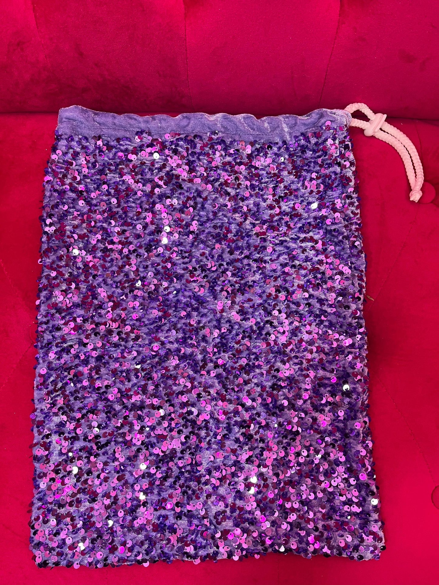 Custom Exotic Dancer Money Bag Purple  Stylish & Durable Dancewear Accessory for Performers