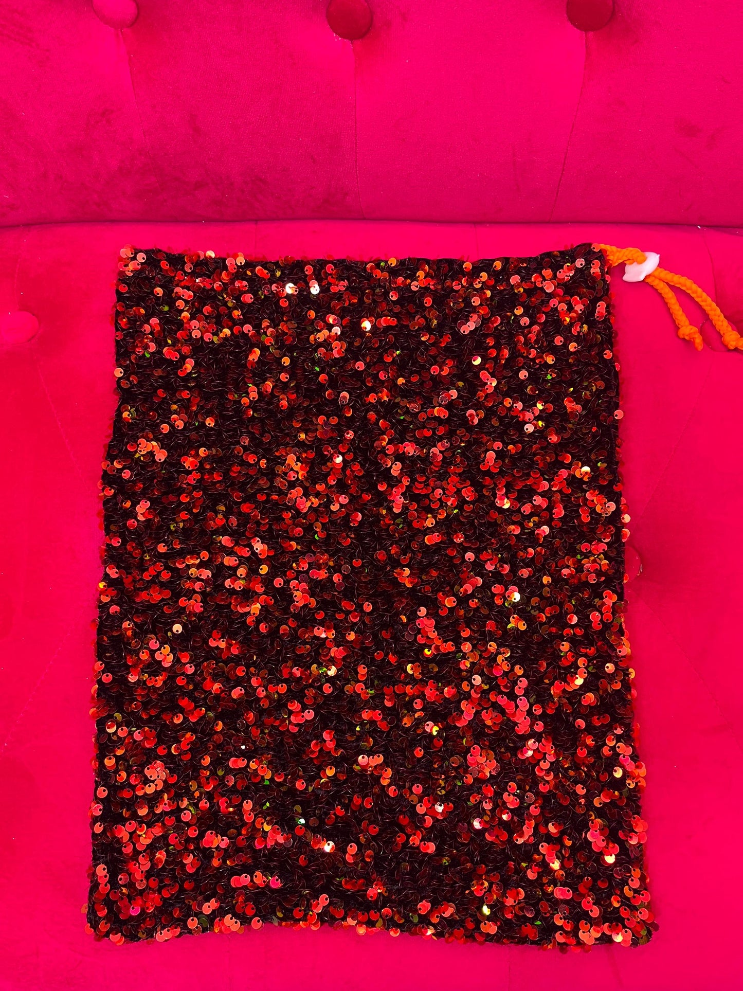 Custom Exotic Dancer Money Bag with Red  Stylish & Durable Dancewear Accessory for Performers