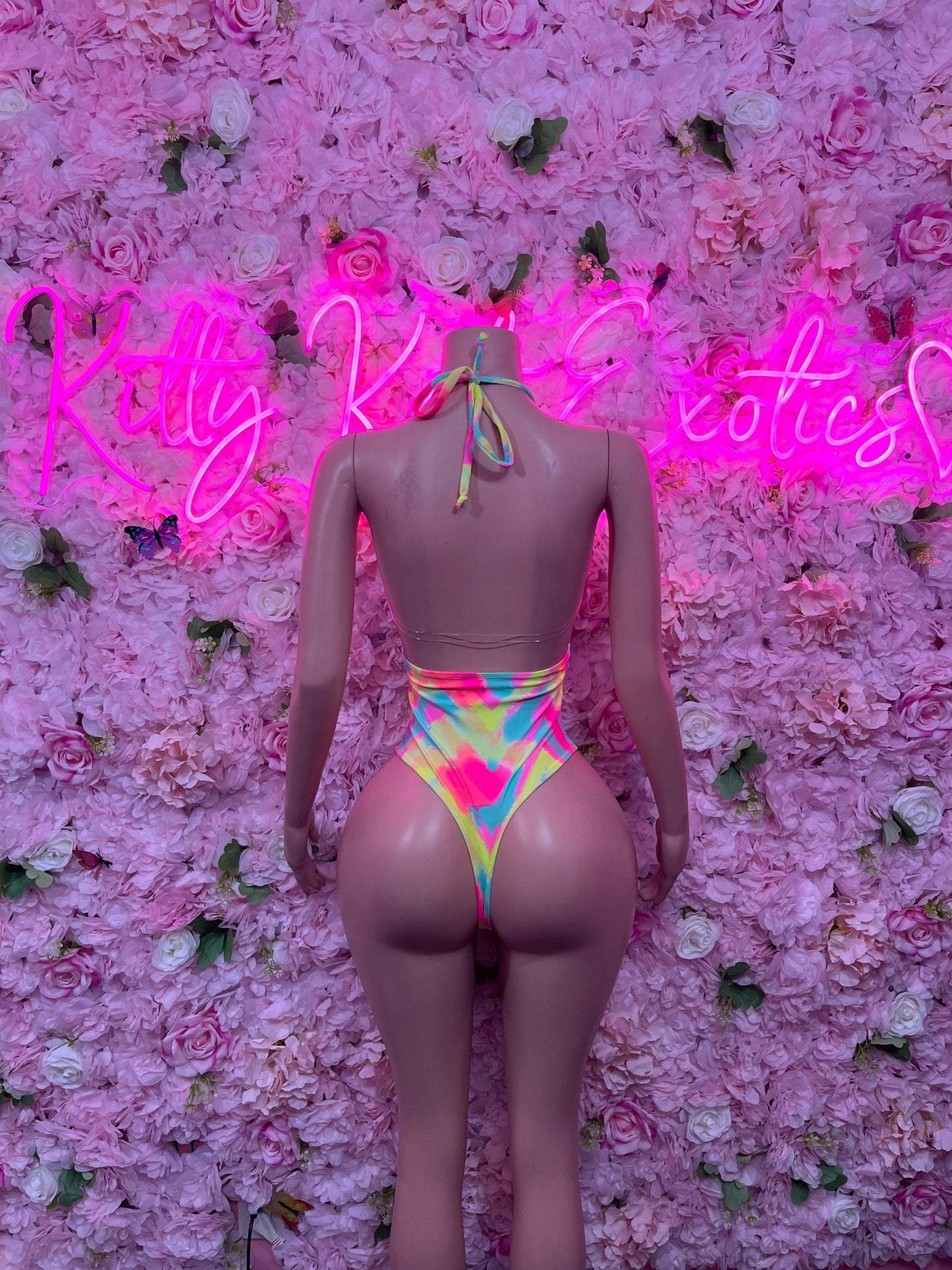 Festival Wear One Piece Multicolor Bodysuit  Exotic Dancewear for Performers, Raves, or Night Out | Sexy and Flattering Style