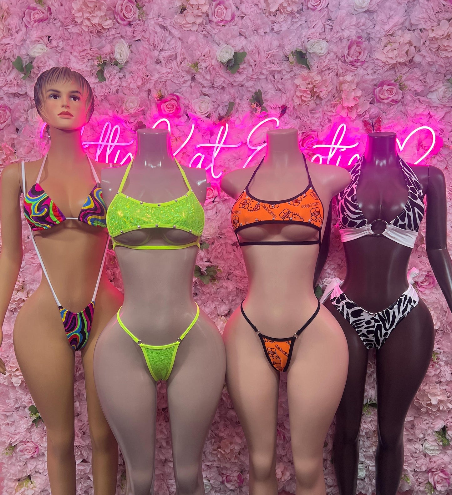 Festival Wear  Multicolor Slingshot   Exotic Dancewear for Performers, Raves, or Night Out | Sexy and Flattering Style