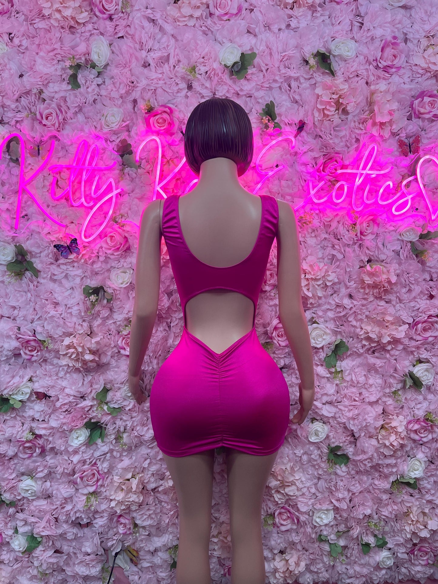 Womens Clothing Dress Pink - Exotic Dancewear  Elegant and Sexy Evening Dress for Performers, Events, or Special Occasions